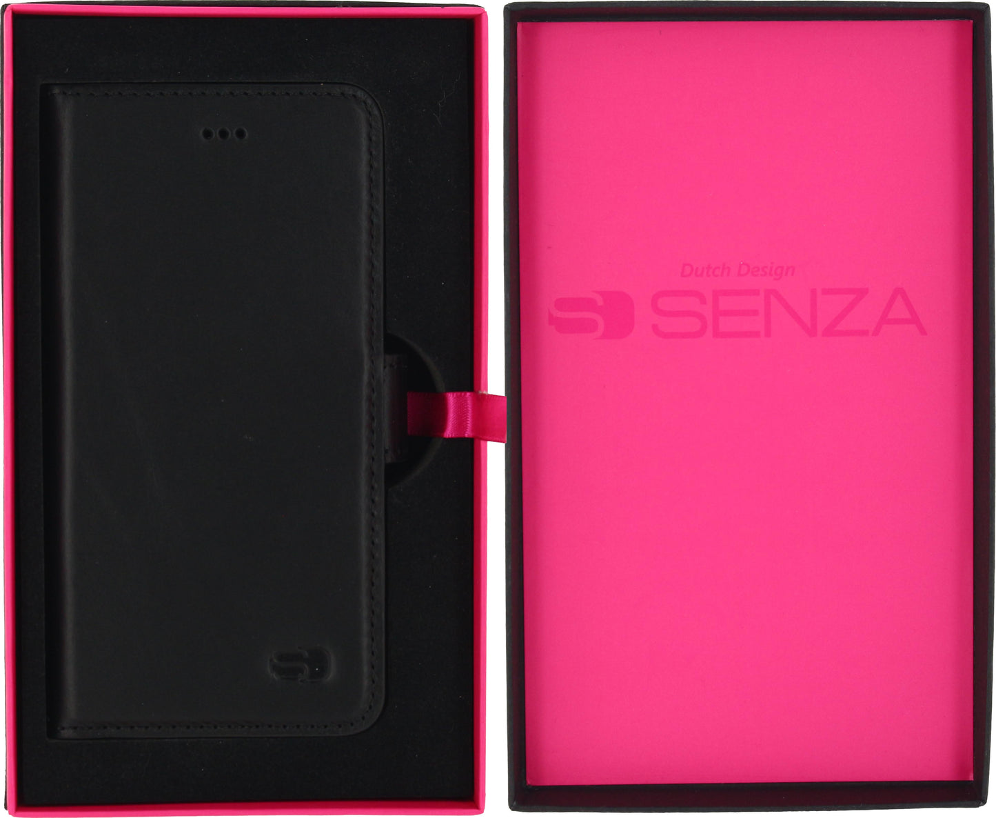 Senza Pure Leather Wallet Apple Iphone 7/8/Se (2020/2022) Deep Black