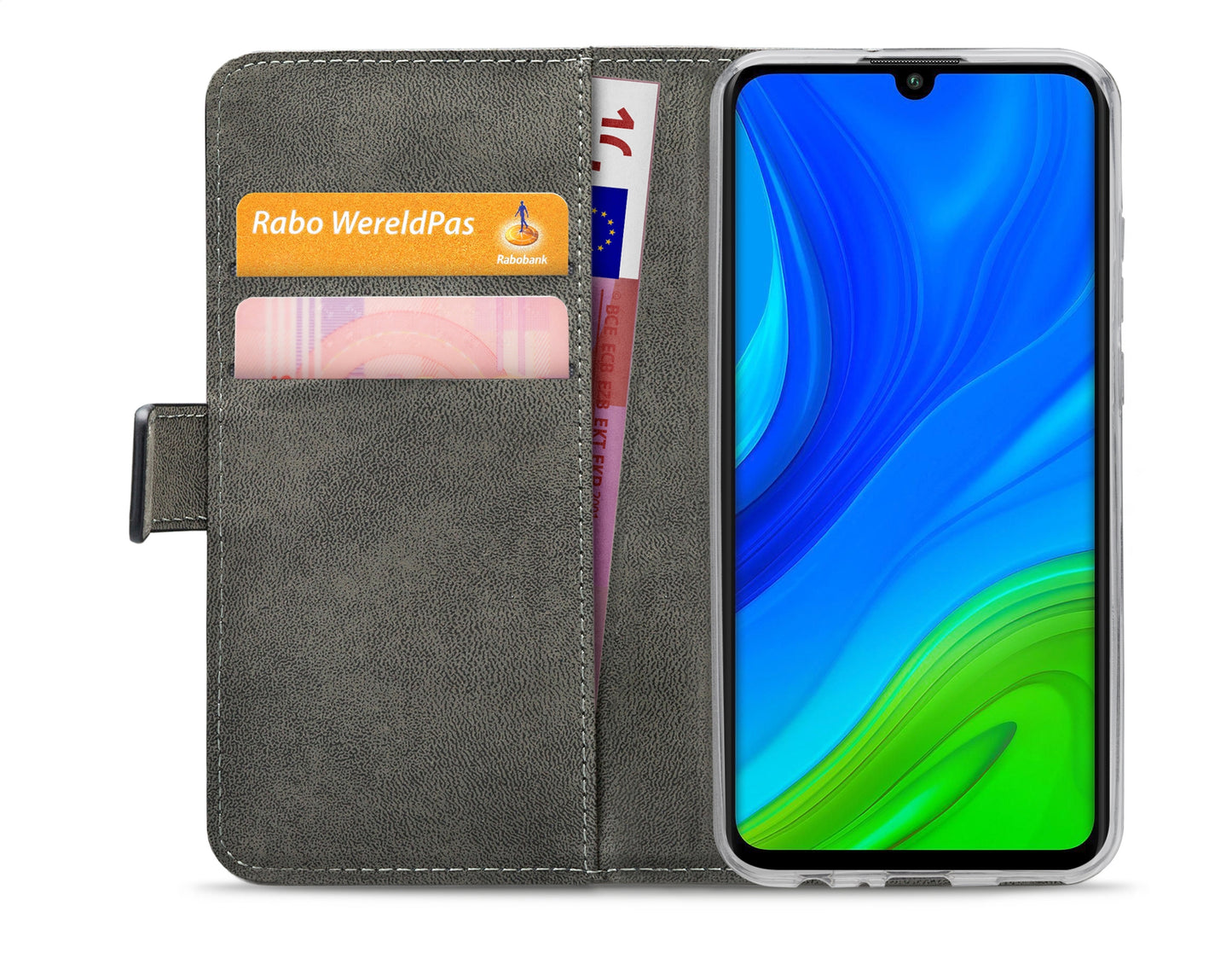Mobilize Classic Gelly Wallet Book Case Huawei P Smart (2020) Black