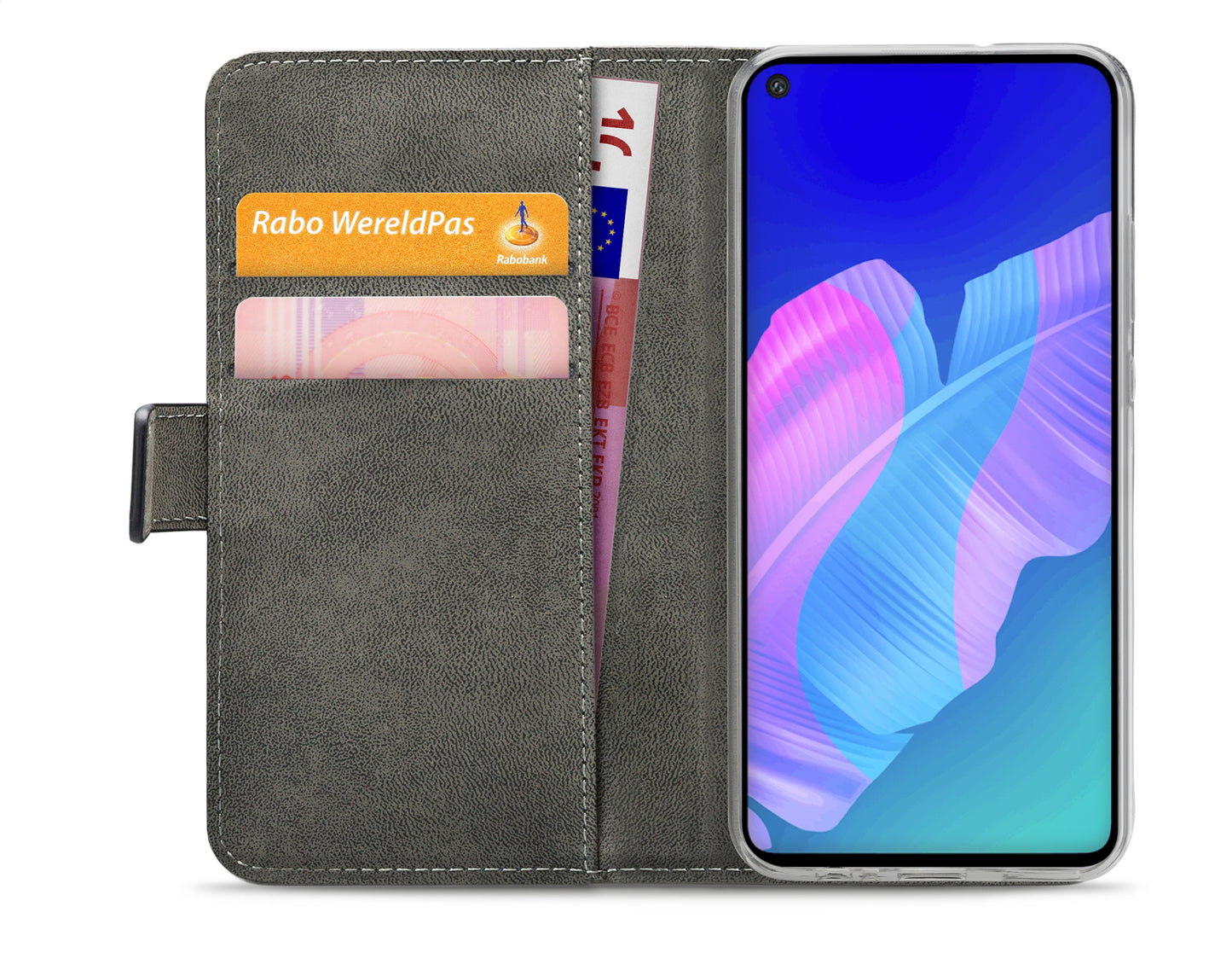 Mobilize Classic Gelly Wallet Book Case Huawei P40 Lite E Black