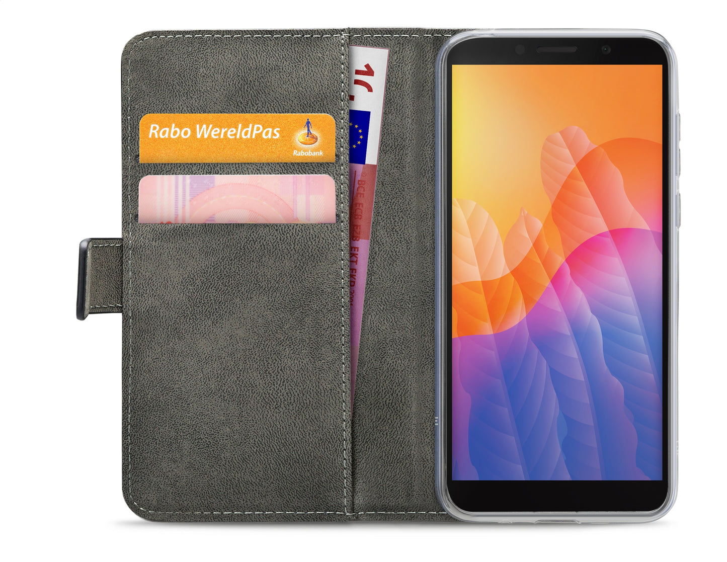 Mobilize Classic Gelly Wallet Book Case Huawei Y5P Black