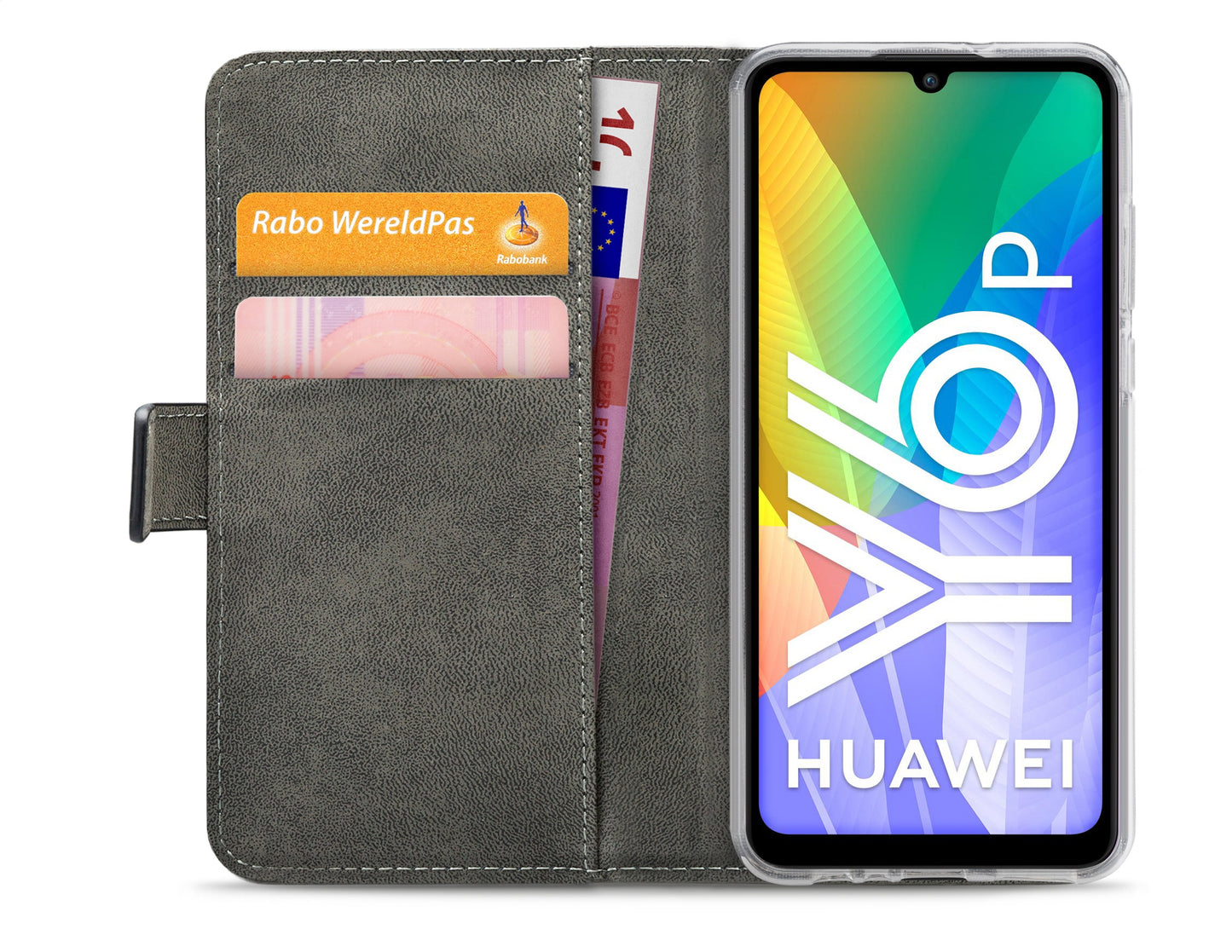 Mobilize Classic Gelly Wallet Book Case Huawei Y6P Black