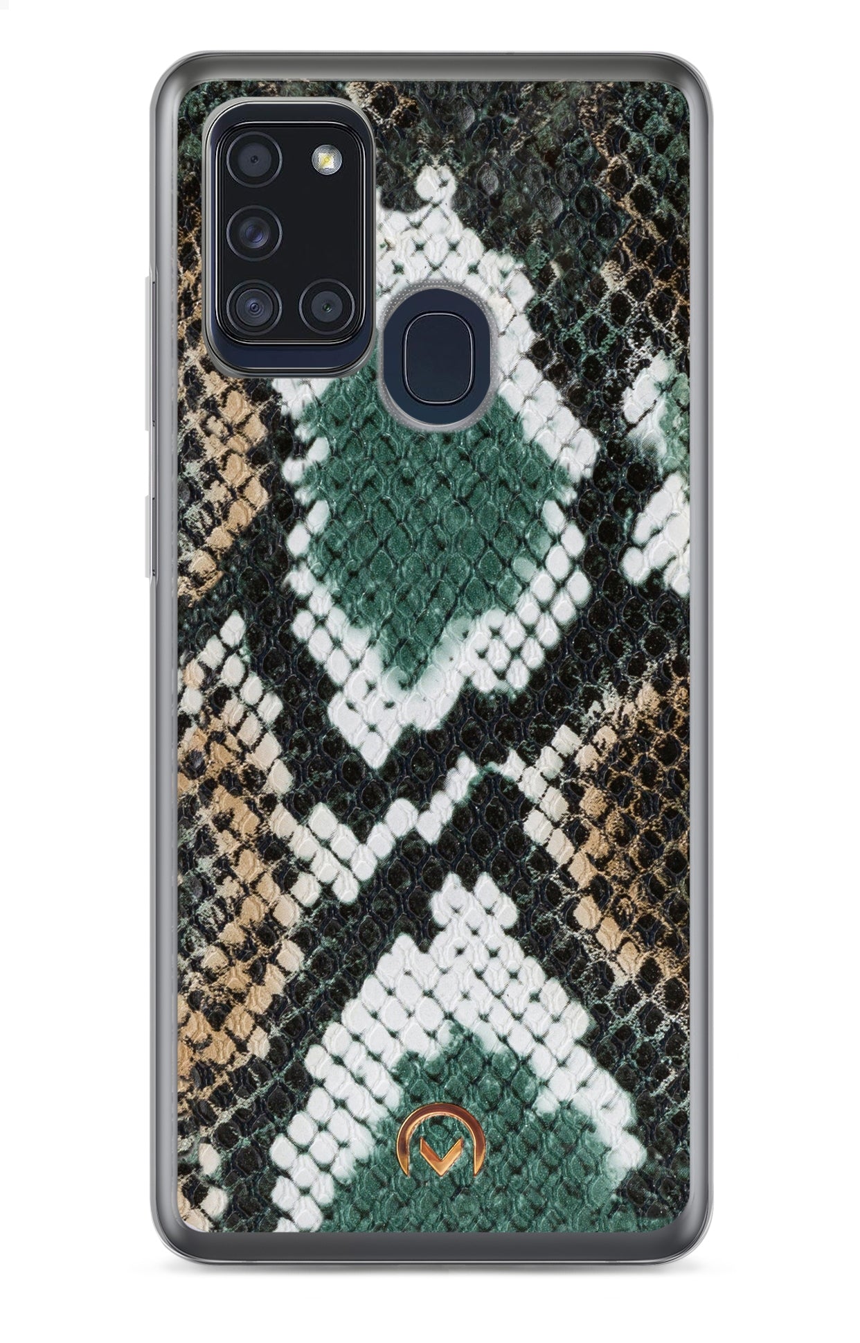 Mobilize 2In1 Gelly Velvet Clutch For Samsung Galaxy A21S Green Snake