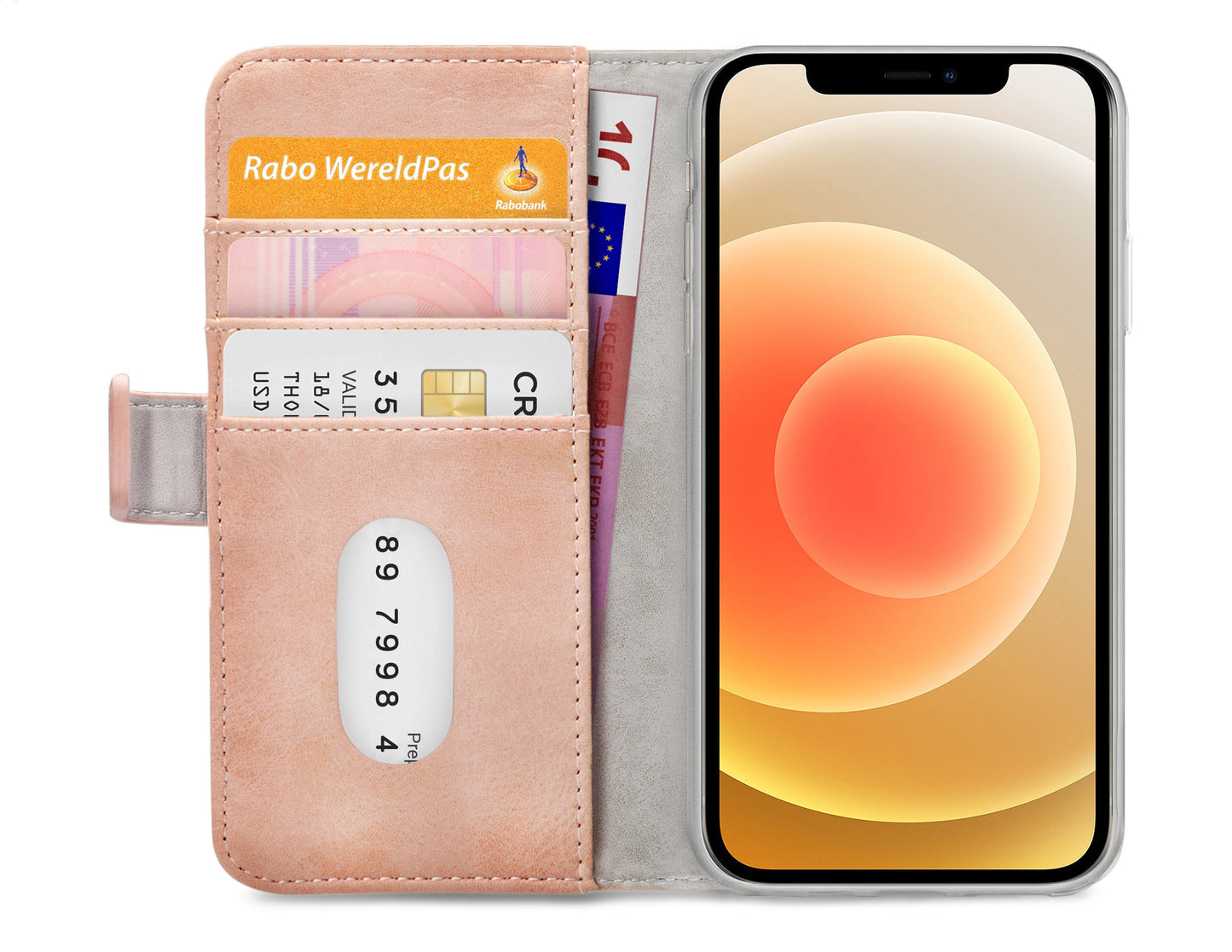 Mobilize Elite Gelly Wallet Book Case Apple Iphone 12/12 Pro Soft Pink