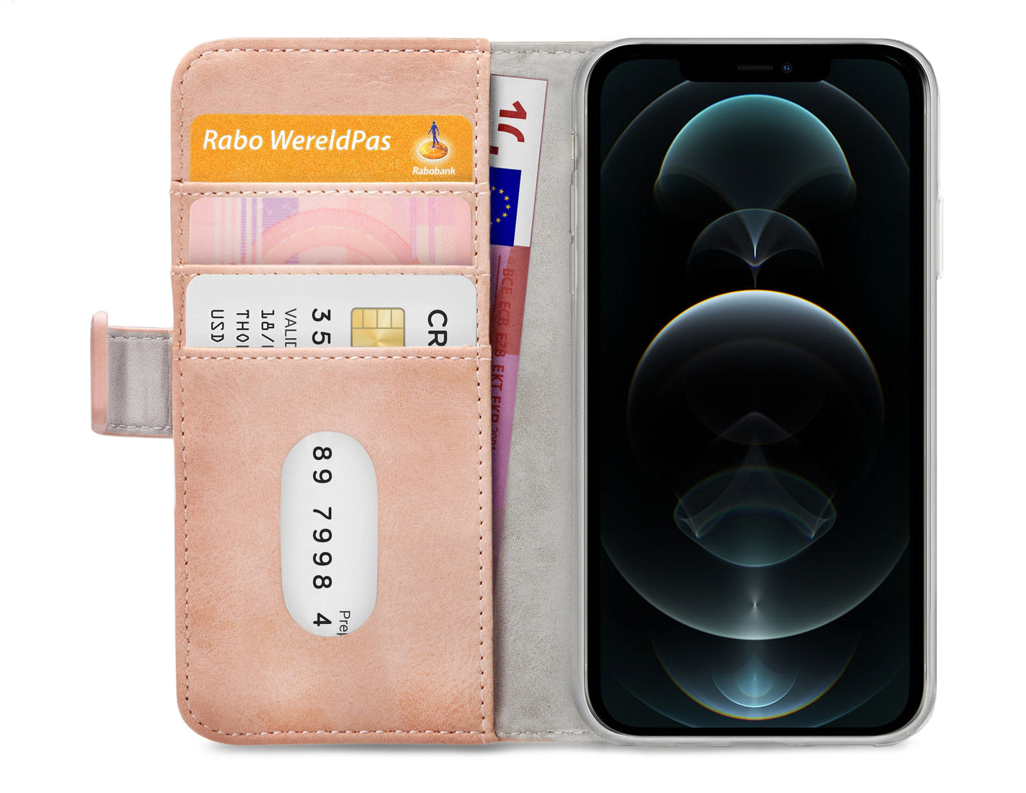 Mobilize Elite Gelly Wallet Book Case Apple Iphone 12 Pro Max Soft Pink