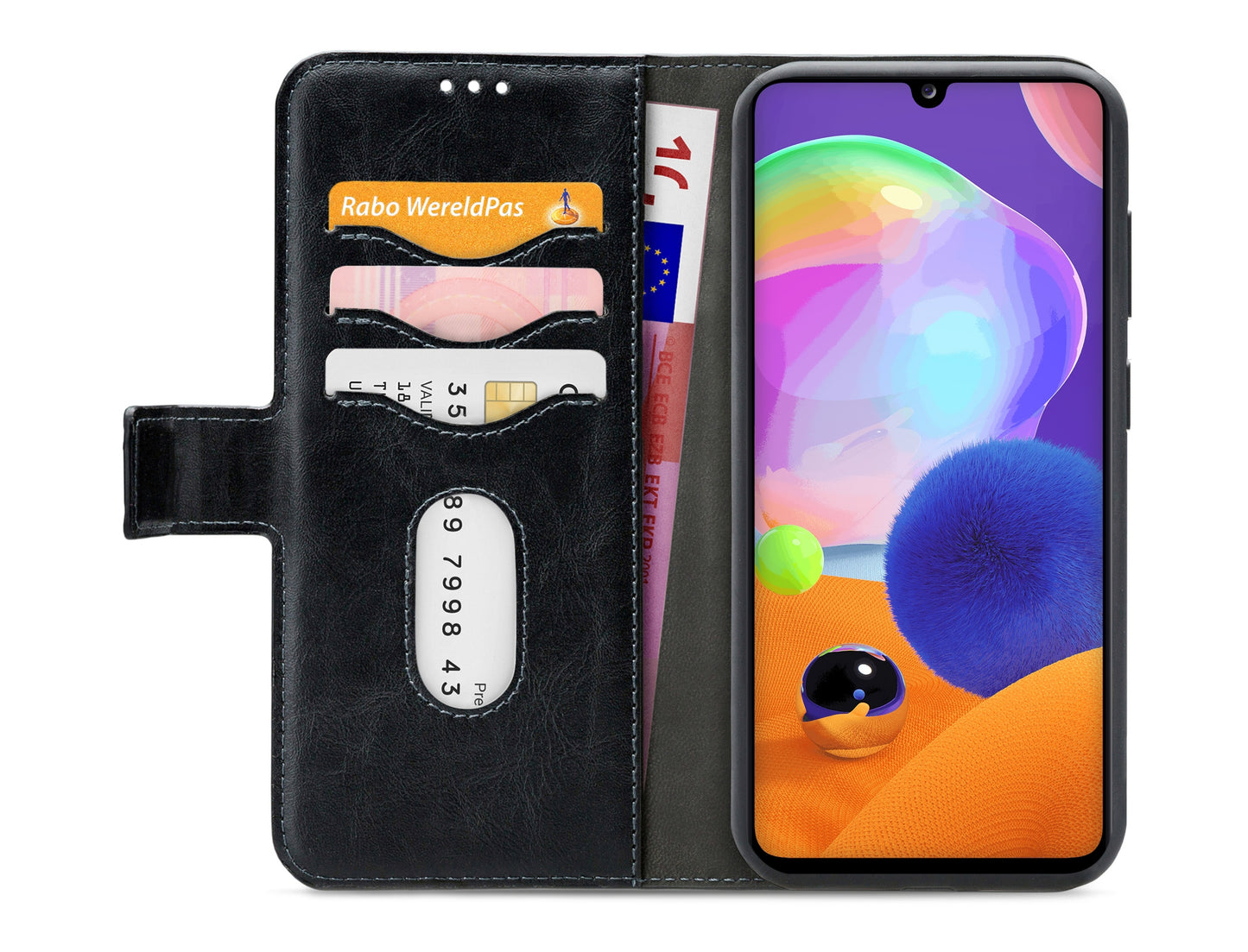 Mobilize 2In1 Gelly Wallet Case Samsung Galaxy A31 Black
