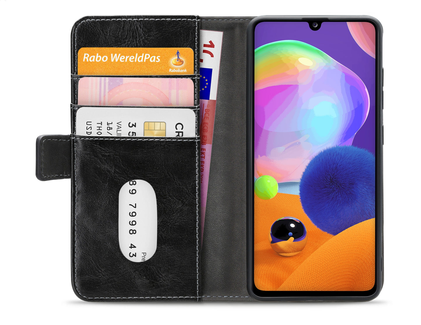 Mobilize Elite Gelly Wallet Book Case Samsung Galaxy A31 Black