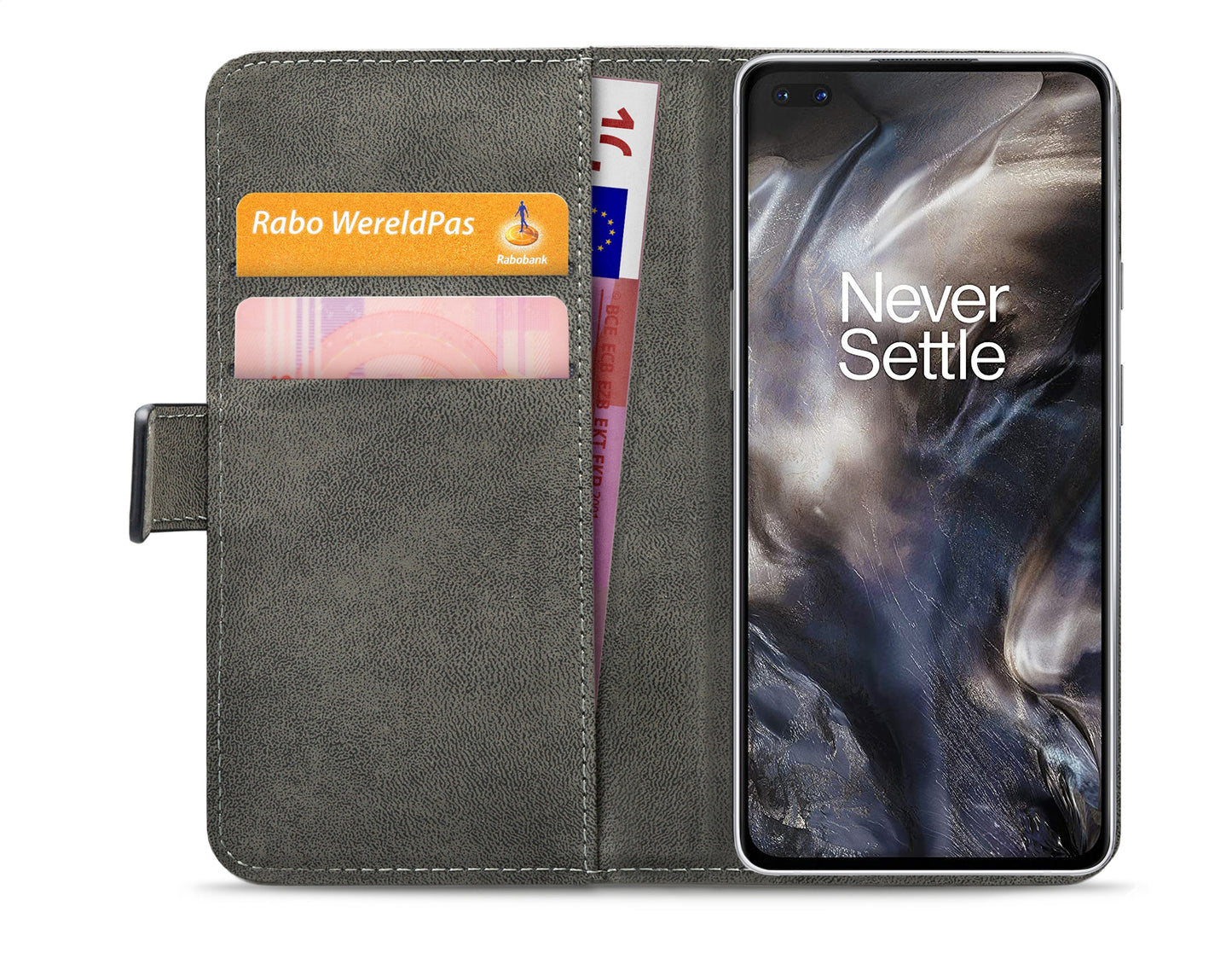 Mobilize Classic Gelly Wallet Book Case Oneplus Nord 5G Black