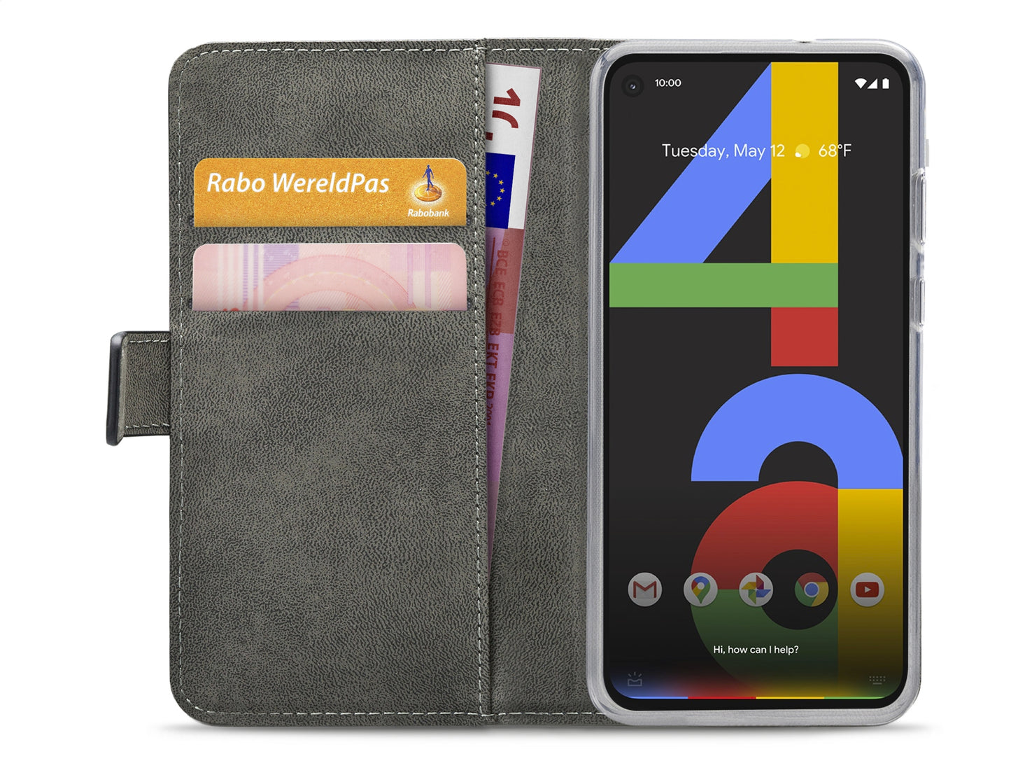 Mobilize Classic Gelly Wallet Book Case Google Pixel 4A 5G Black