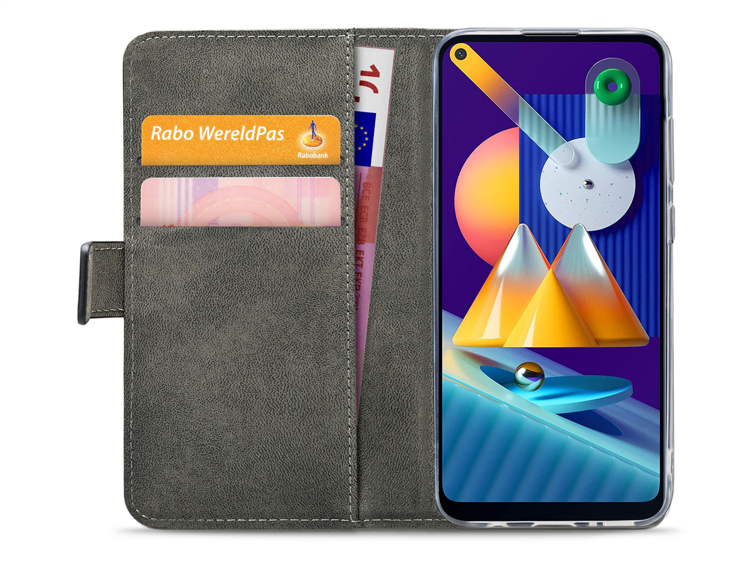 Mobilize Classic Gelly Wallet Book Case Samsung Galaxy M11 Black
