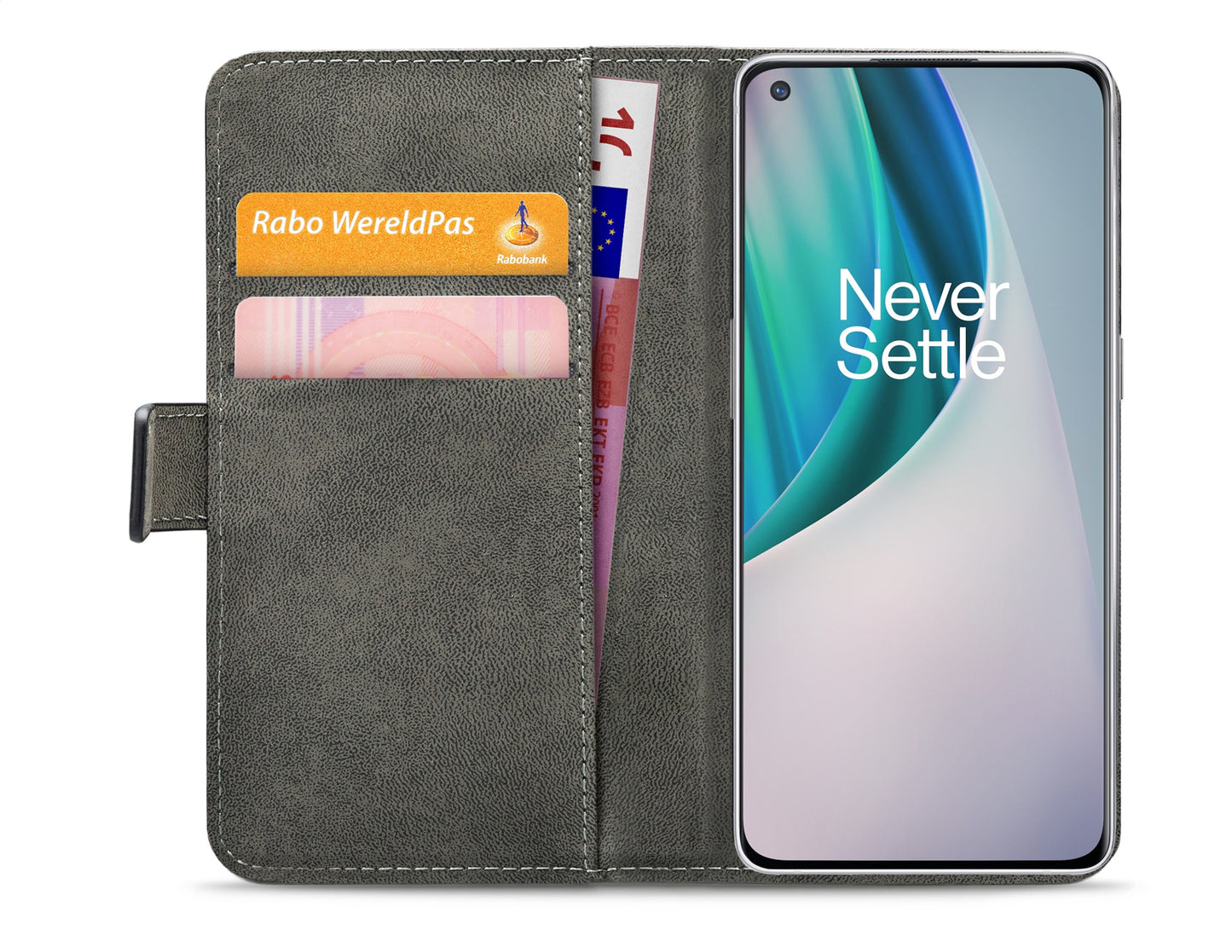 Mobilize Classic Gelly Wallet Book Case Oneplus Nord N10 5G Black