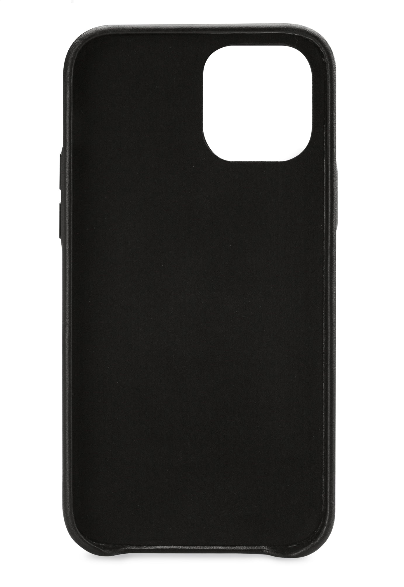 Senza Pure Leather Cover With Card Slot Apple Iphone 12/12 Pro Deep Black