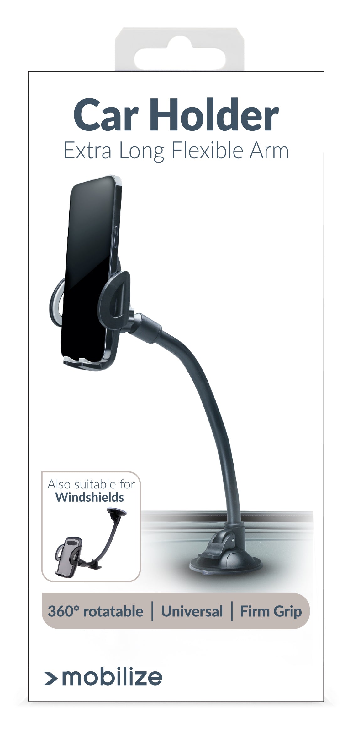 Mobilize Universal Gooseneck Car Holder Black