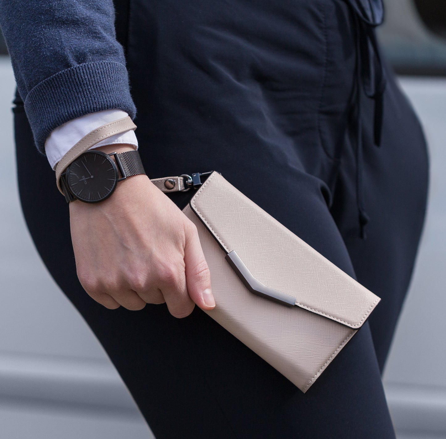 Mobilize 2In1 Elegant Magnet Clutch Apple Iphone Xr/11 Beige Snake