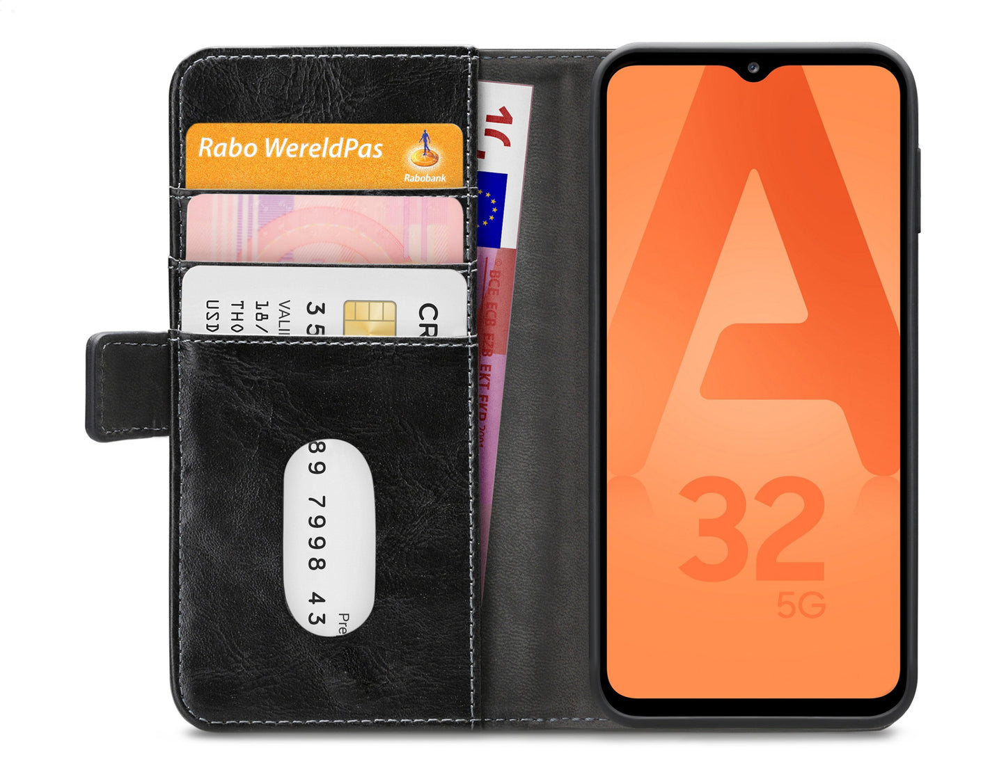 Mobilize Elite Gelly Wallet Book Case Samsung Galaxy A32 5G Black