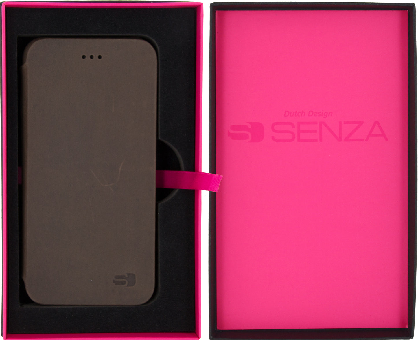 Senza Raw Skinny Leather Booklet Apple Iphone 6/6S Chestnut Brown
