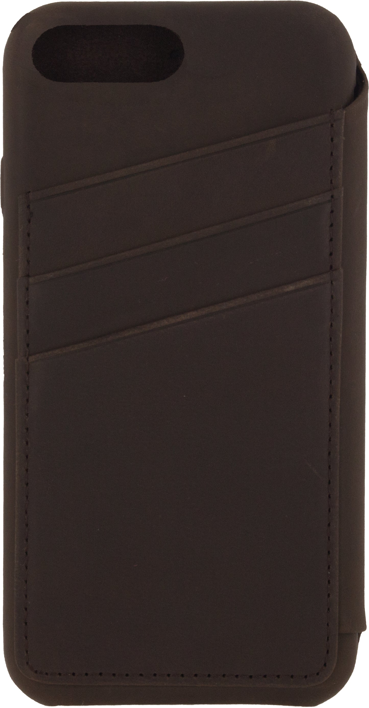 Senza Raw Skinny Leather Wallet Apple Iphone 7 Plus/8 Plus Chestnut Brown