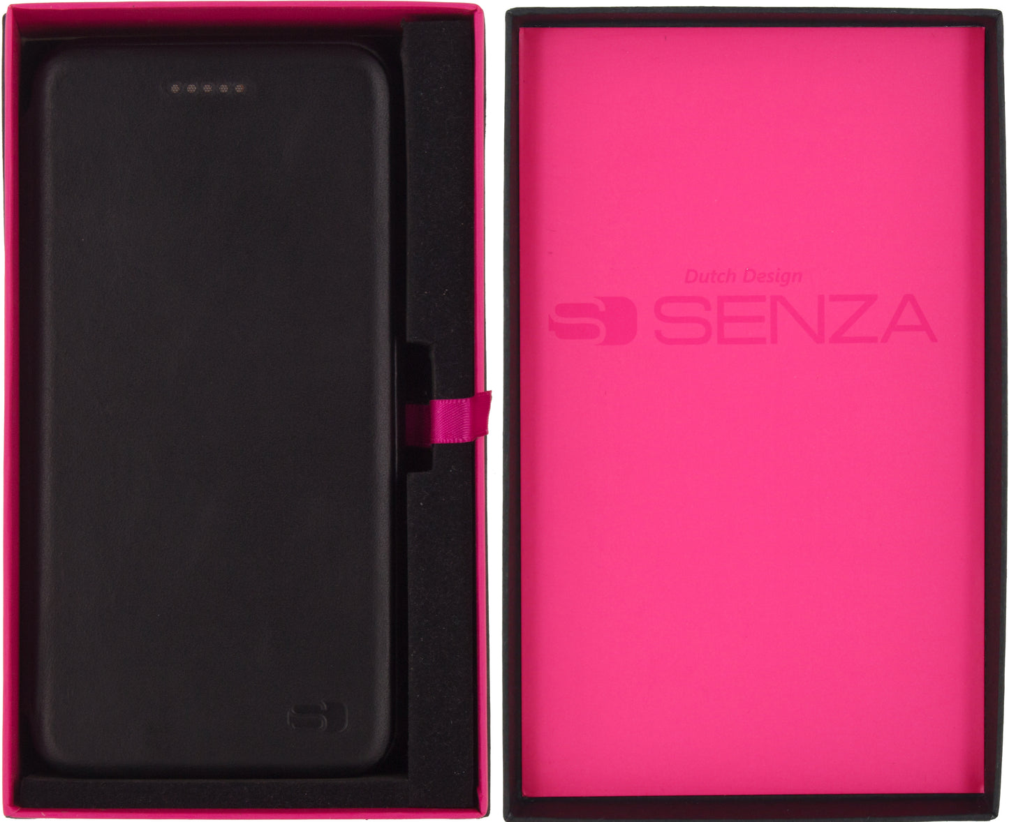 Senza Pure Skinny Leather Wallet Apple Iphone 7 Plus/8 Plus Deep Black