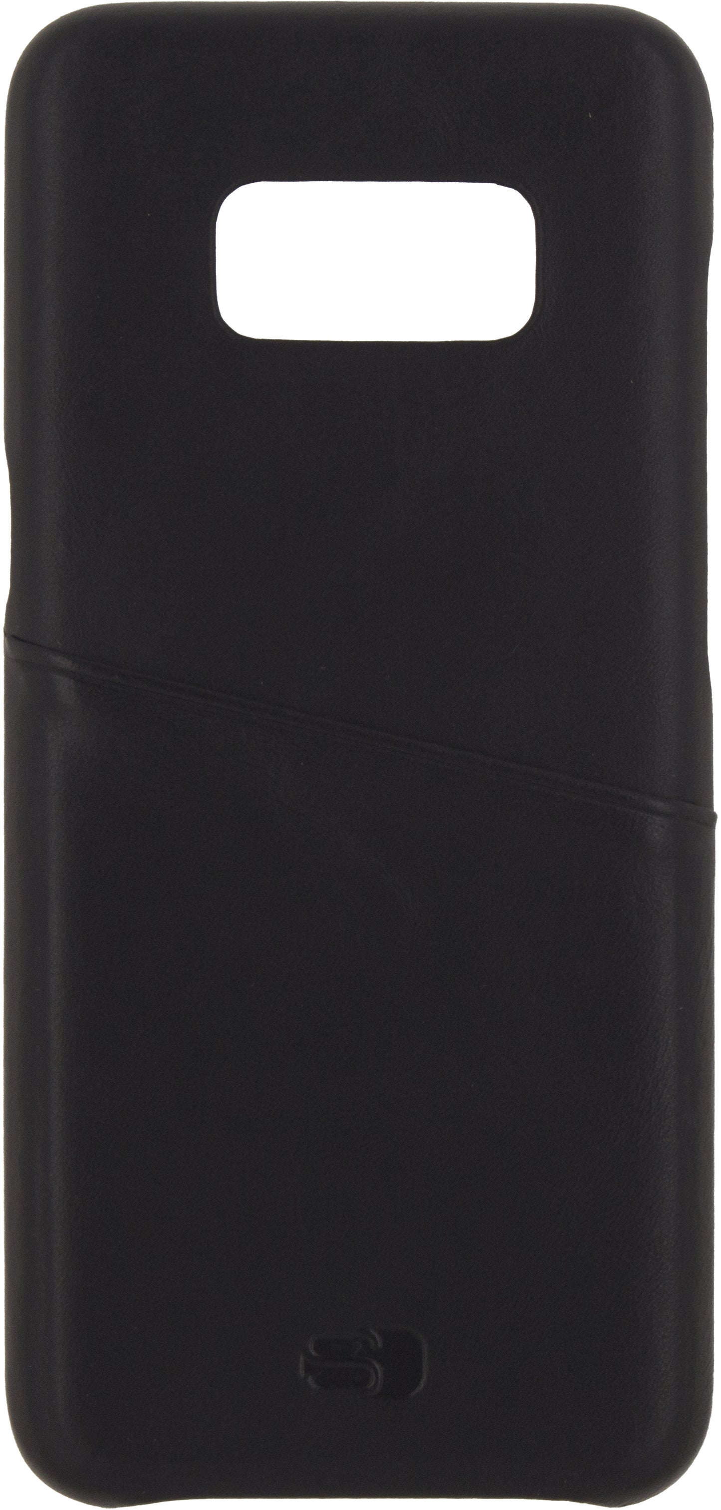 Senza Pure Leather Cover With Card Slot Samsung Galaxy S8 Deep Black