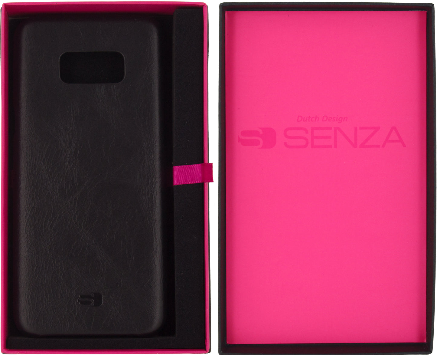 Senza Pure Leather Cover Samsung Galaxy S8+ Deep Black