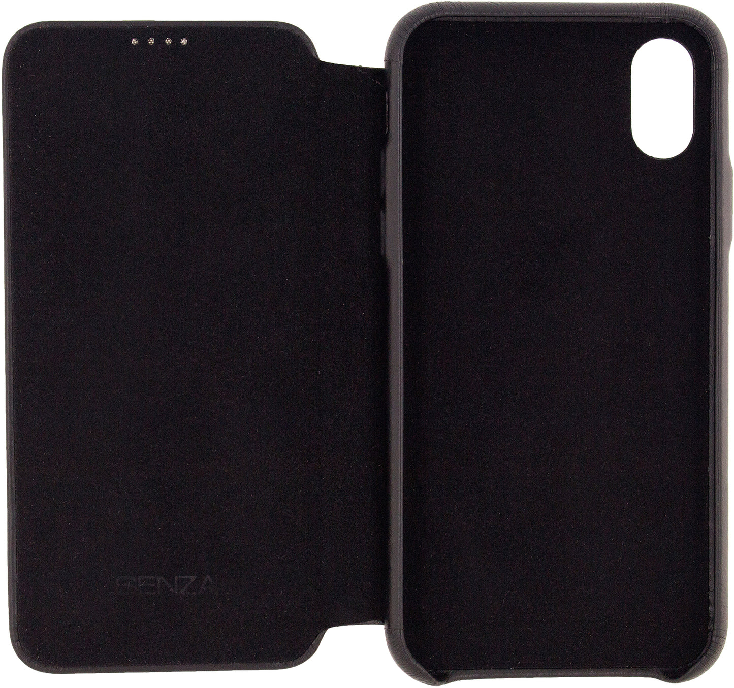 Senza Pure Skinny Leather Wallet Apple Iphone X/Xs Black
