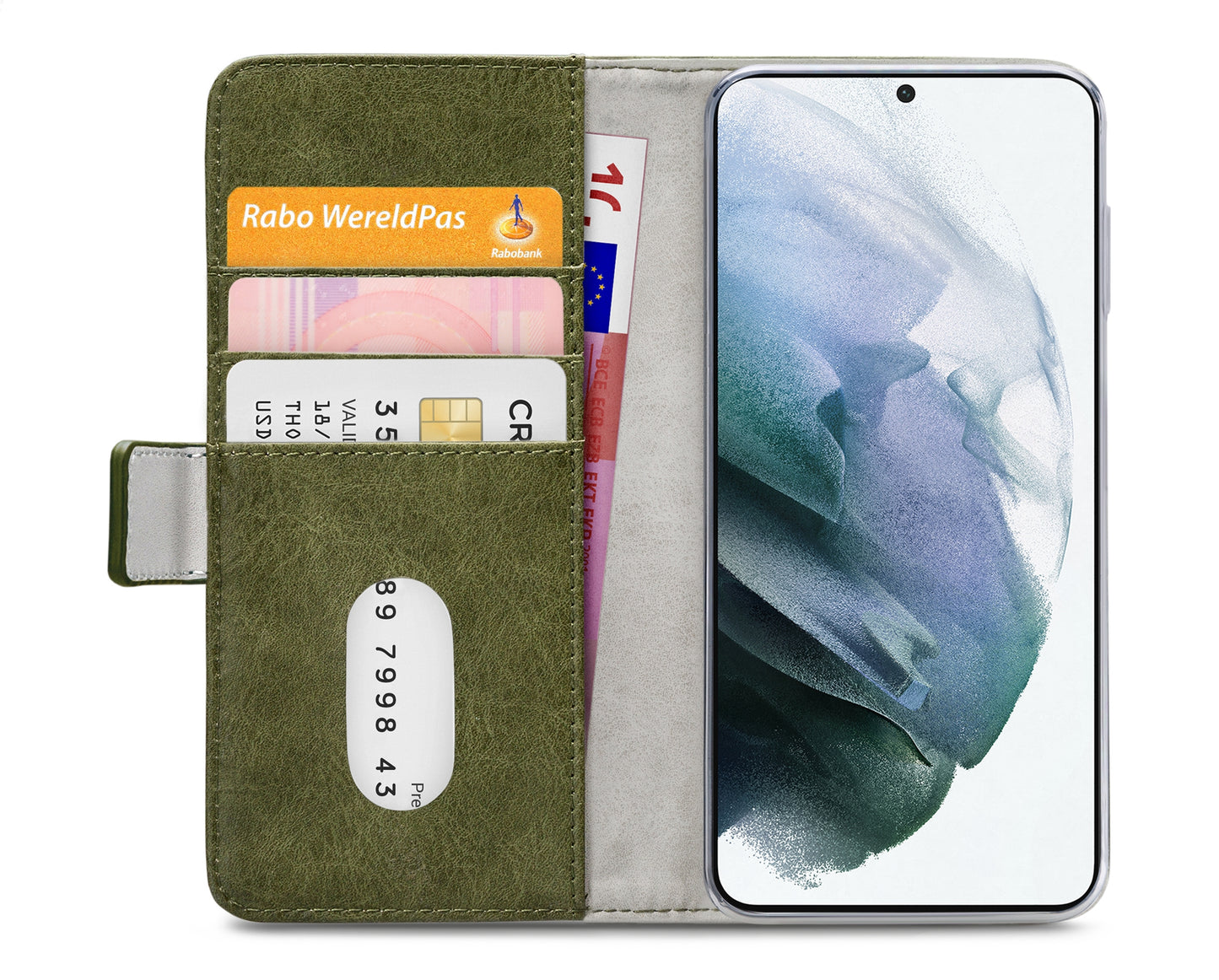 Mobilize Elite Gelly Wallet Book Case Samsung Galaxy S21+ 5G Green