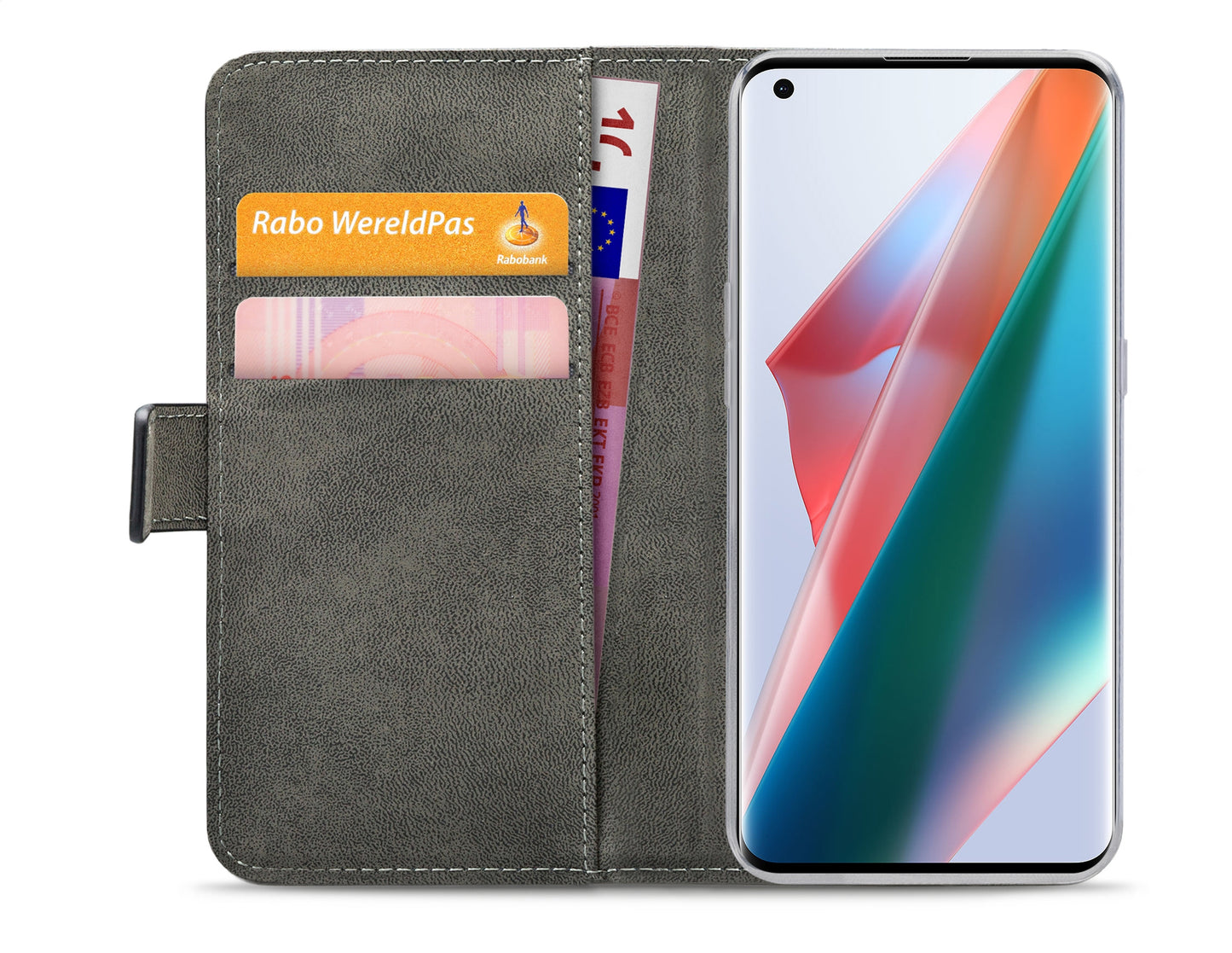 Mobilize Classic Gelly Wallet Book Case Oppo Find X3/X3 Pro Black