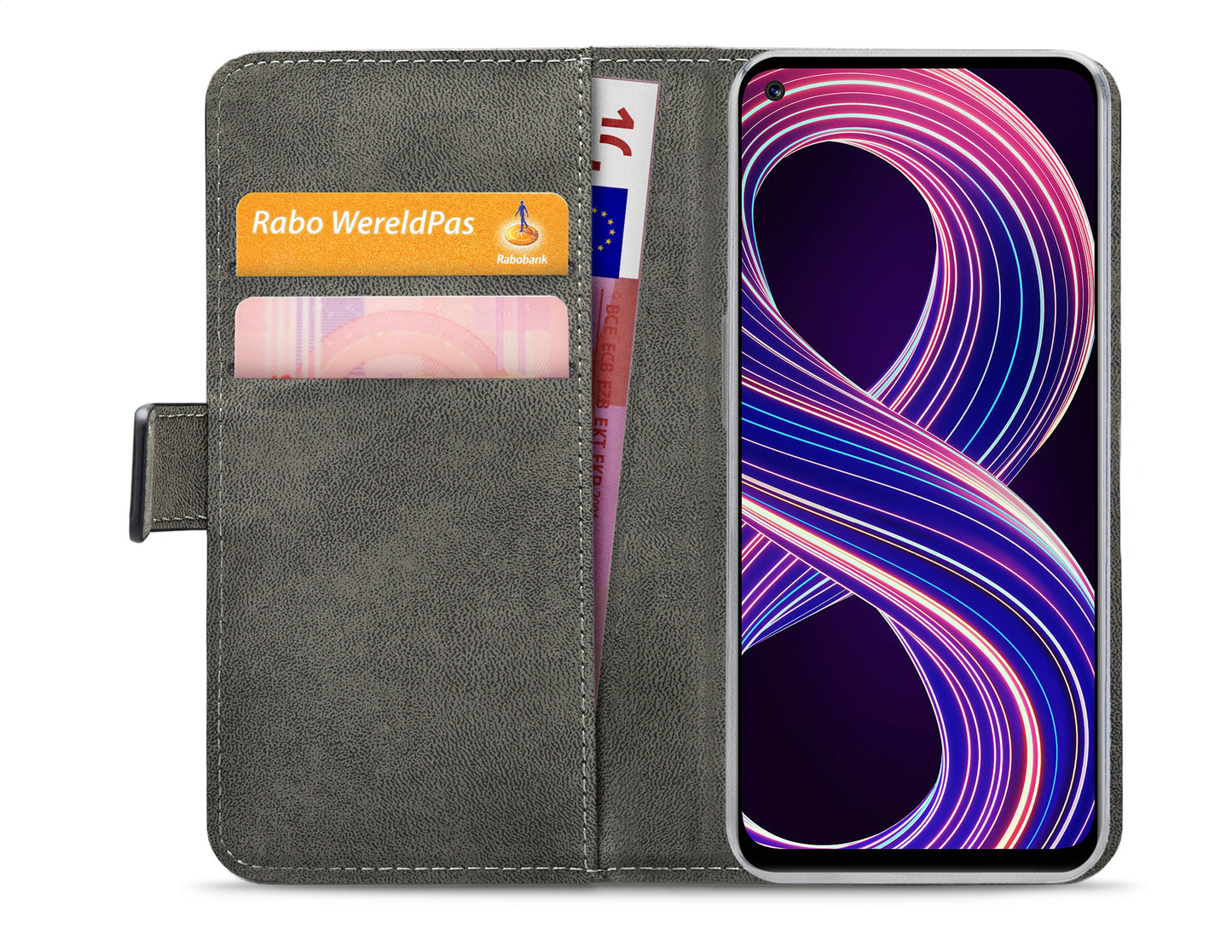 Mobilize Classic Gelly Wallet Book Case Realme 8 5G/Narzo 30 5G Black
