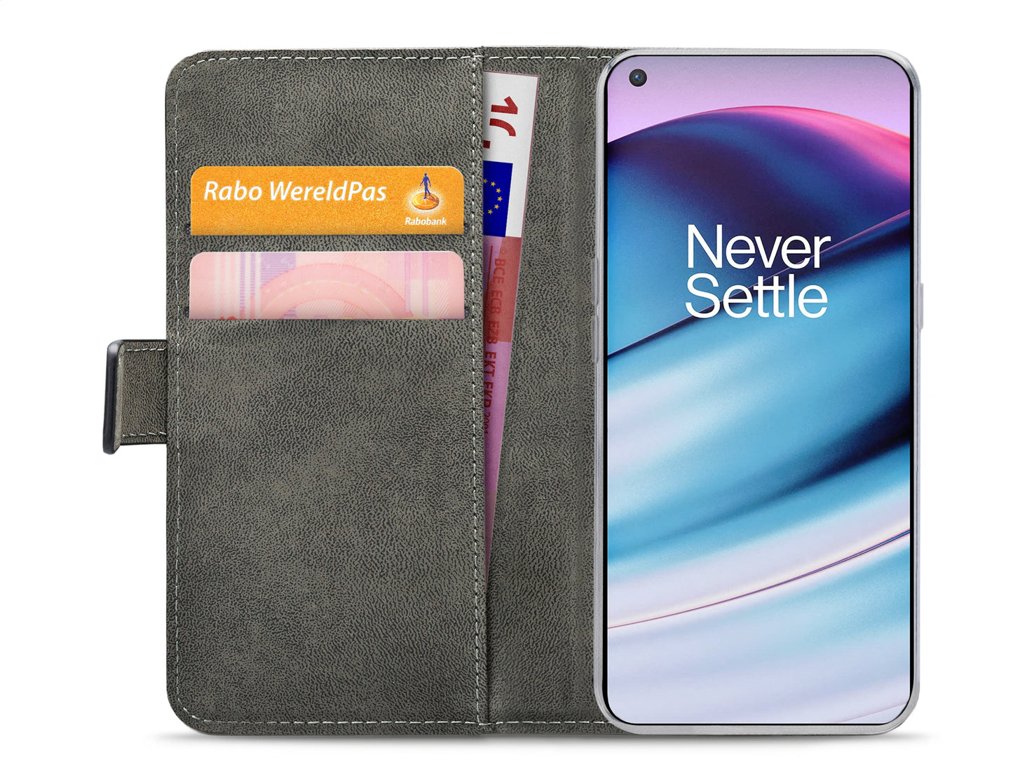 Mobilize Classic Gelly Wallet Book Case Oneplus Nord Ce 5G Black