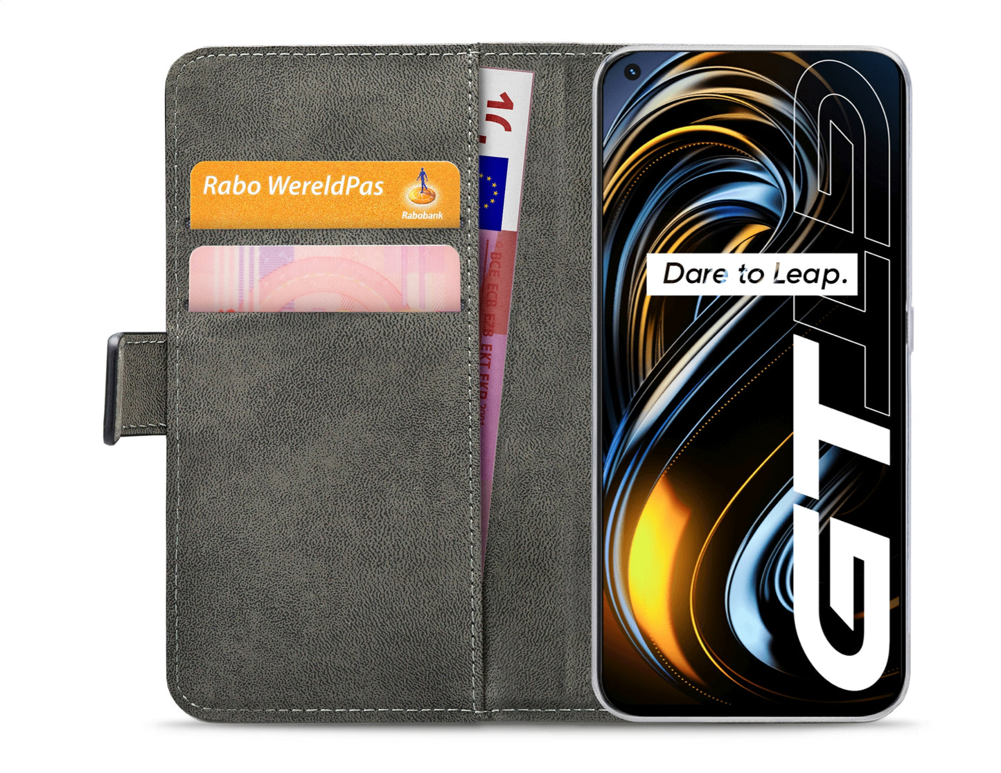 Mobilize Classic Gelly Wallet Book Case Realme Gt 5G Black