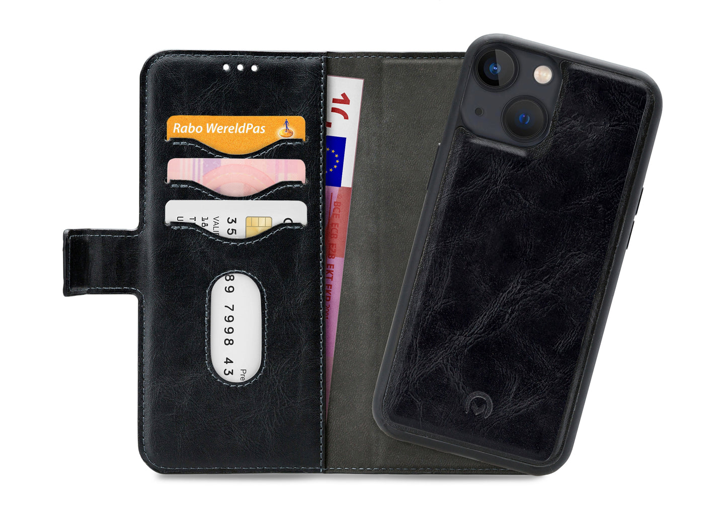 Mobilize 2In1 Gelly Wallet Case Apple Iphone 13 Mini Black