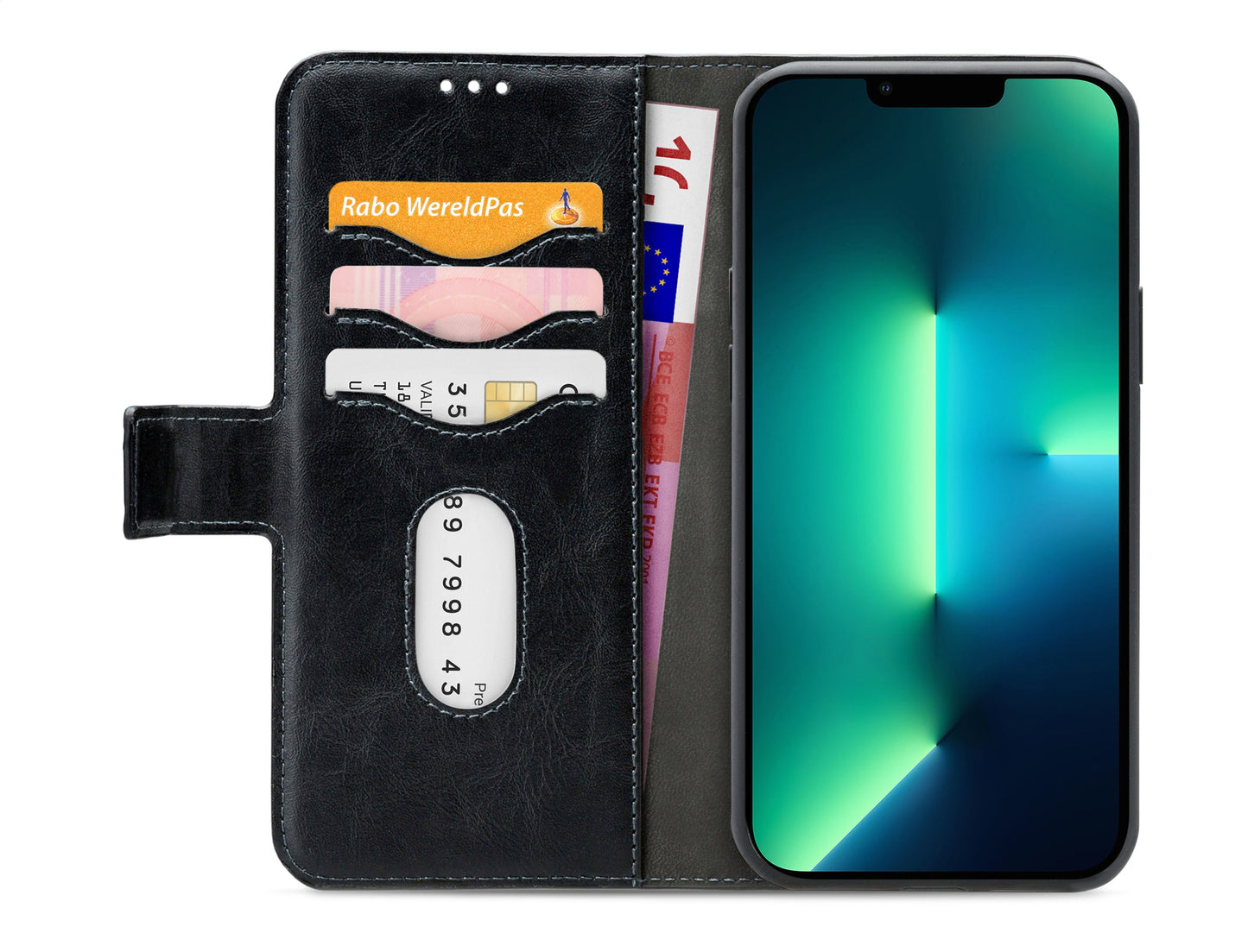 Mobilize 2In1 Gelly Wallet Case Apple Iphone 13 Pro Max Black