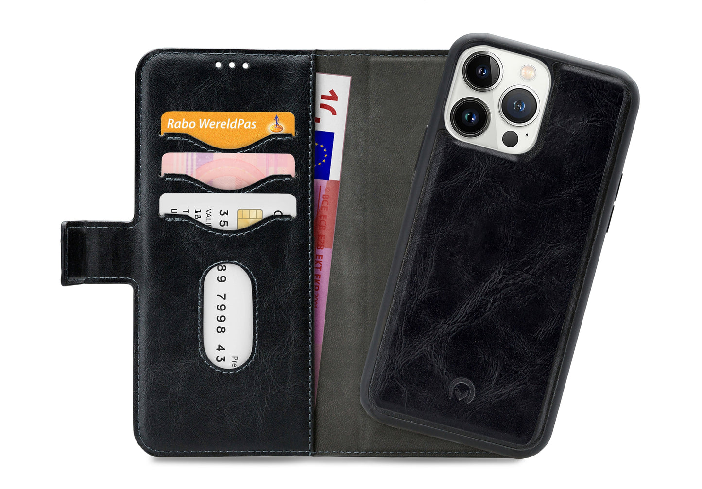 Mobilize 2In1 Gelly Wallet Case Apple Iphone 13 Pro Max Black