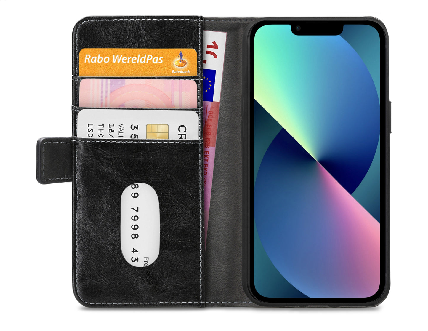 Mobilize Elite Gelly Wallet Book Case Apple Iphone 13 Black