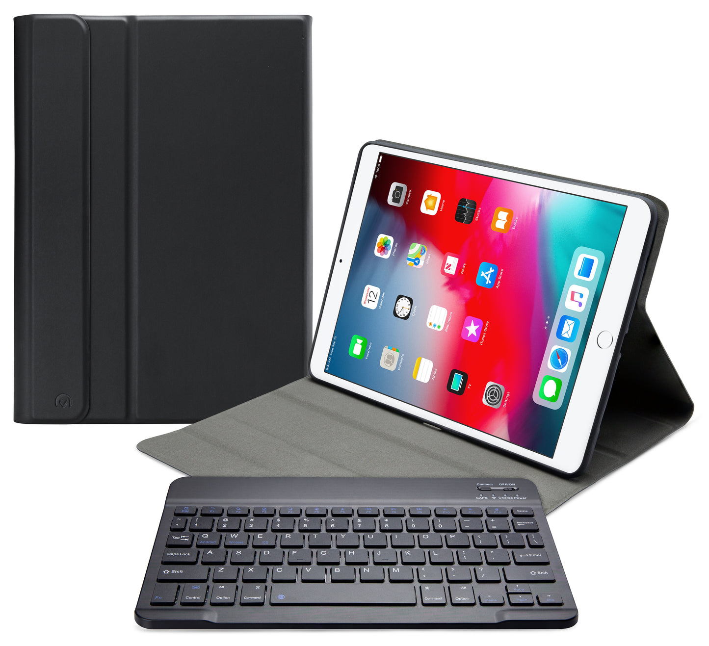 Mobilize Detachable Bluetooth Keyboard Case Apple Ipad Air/Air 2/Pro 9.7/9.7 2017/2018 Black Qwerty