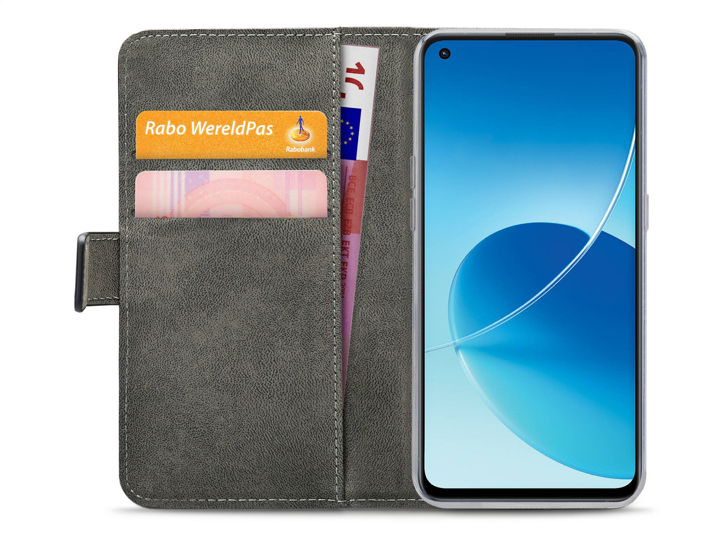 Mobilize Classic Gelly Wallet Book Case Oppo Reno6 5G Black