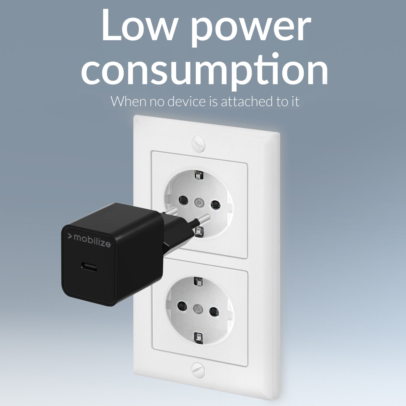 Mobilize Wall Charger Usb-C 20W With Pd/Pps Black