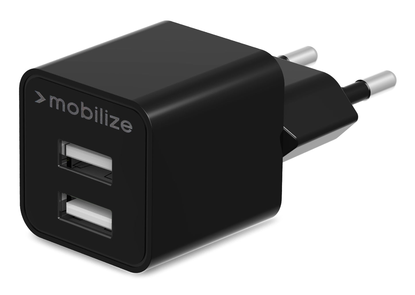 Mobilize Wall Charger 2X Usb 24W Black