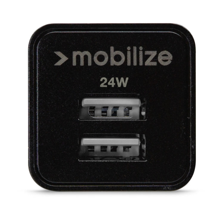 Mobilize Wall Charger 2X Usb 24W Black