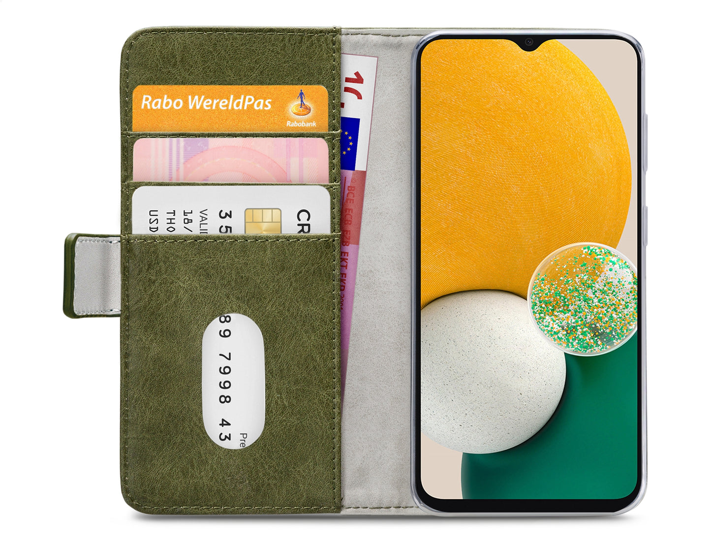 Mobilize Elite Gelly Wallet Book Case Samsung Galaxy A04S/A13 5G Green