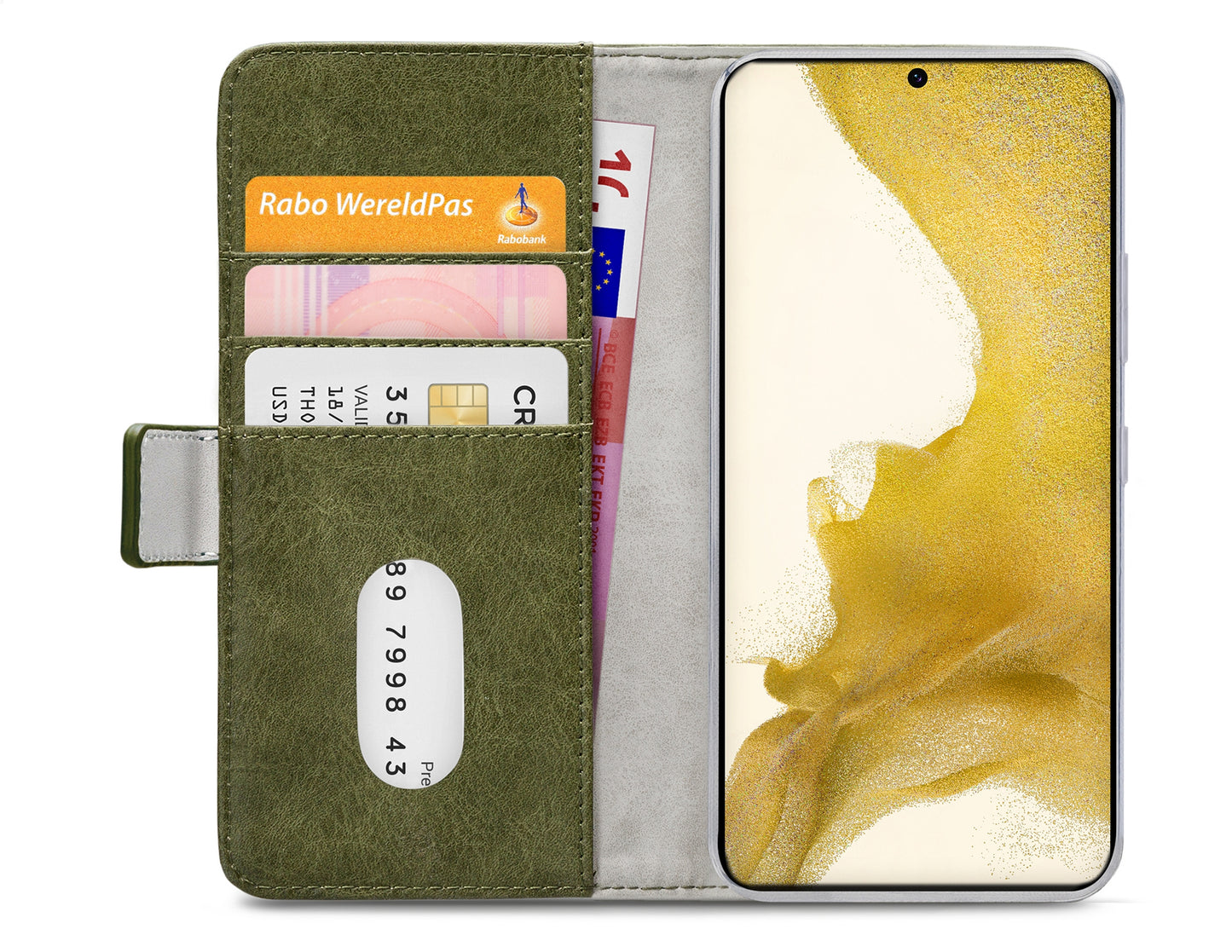 Mobilize Elite Gelly Wallet Book Case Samsung Galaxy S22+ 5G Green
