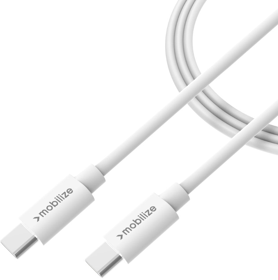 Mobilize Cable Usb-C To Usb-C 1M. 100W White