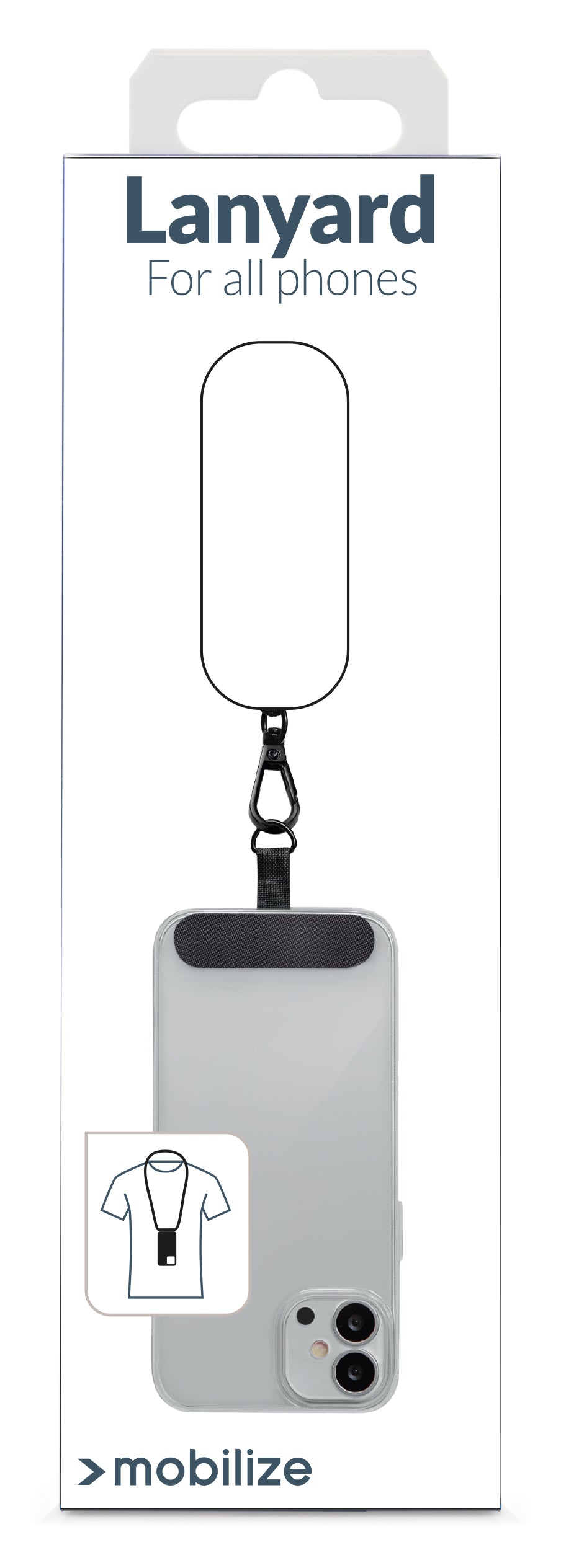 Mobilize Nylon Lanyard Blue