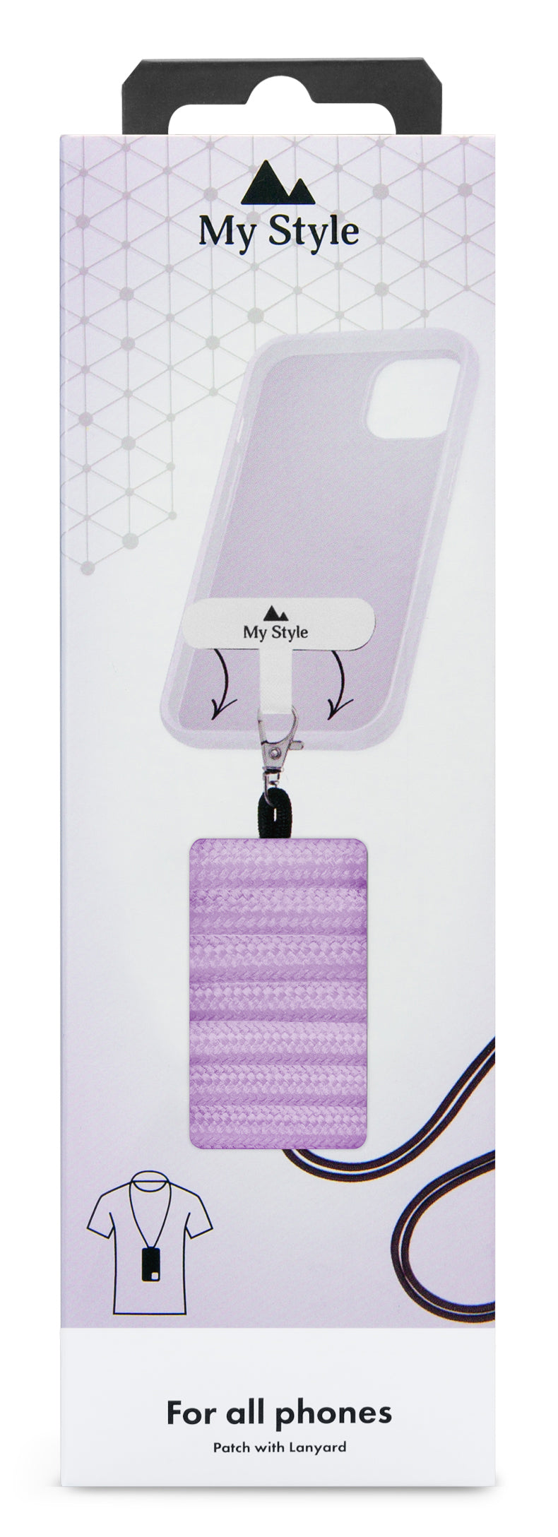 My Style Smartphone Lanyard Purple