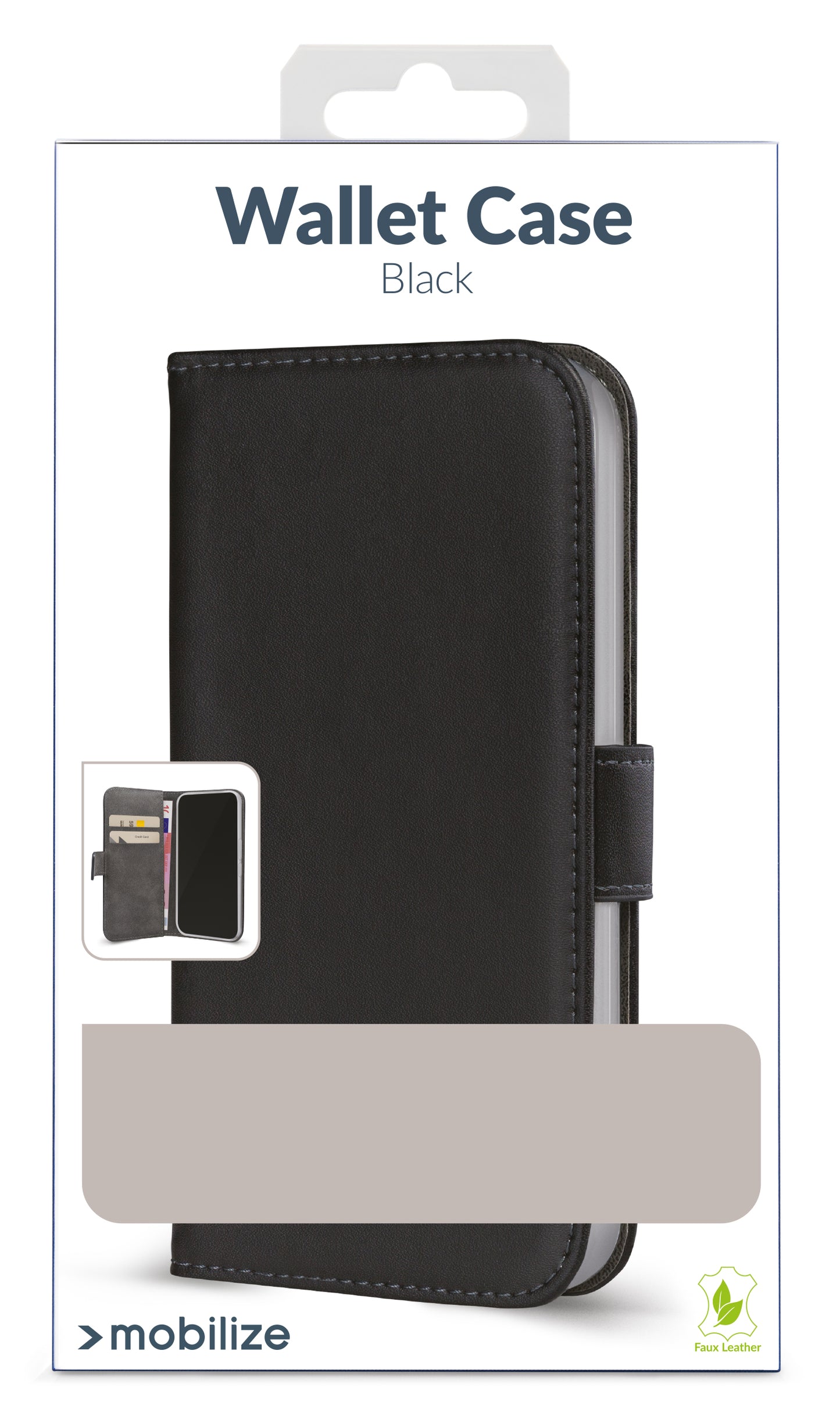 Mobilize Classic Gelly Wallet Book Case Apple Iphone 15 Plus Black