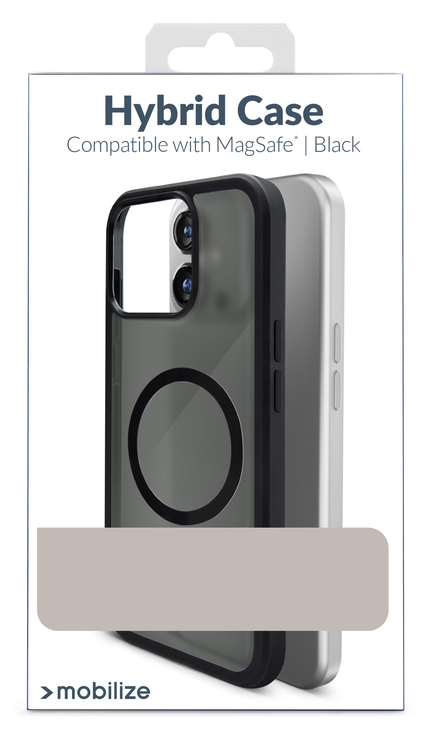 Mobilize Magsafe Compatible Hybrid Pro Case Apple Iphone 15 Pro Black