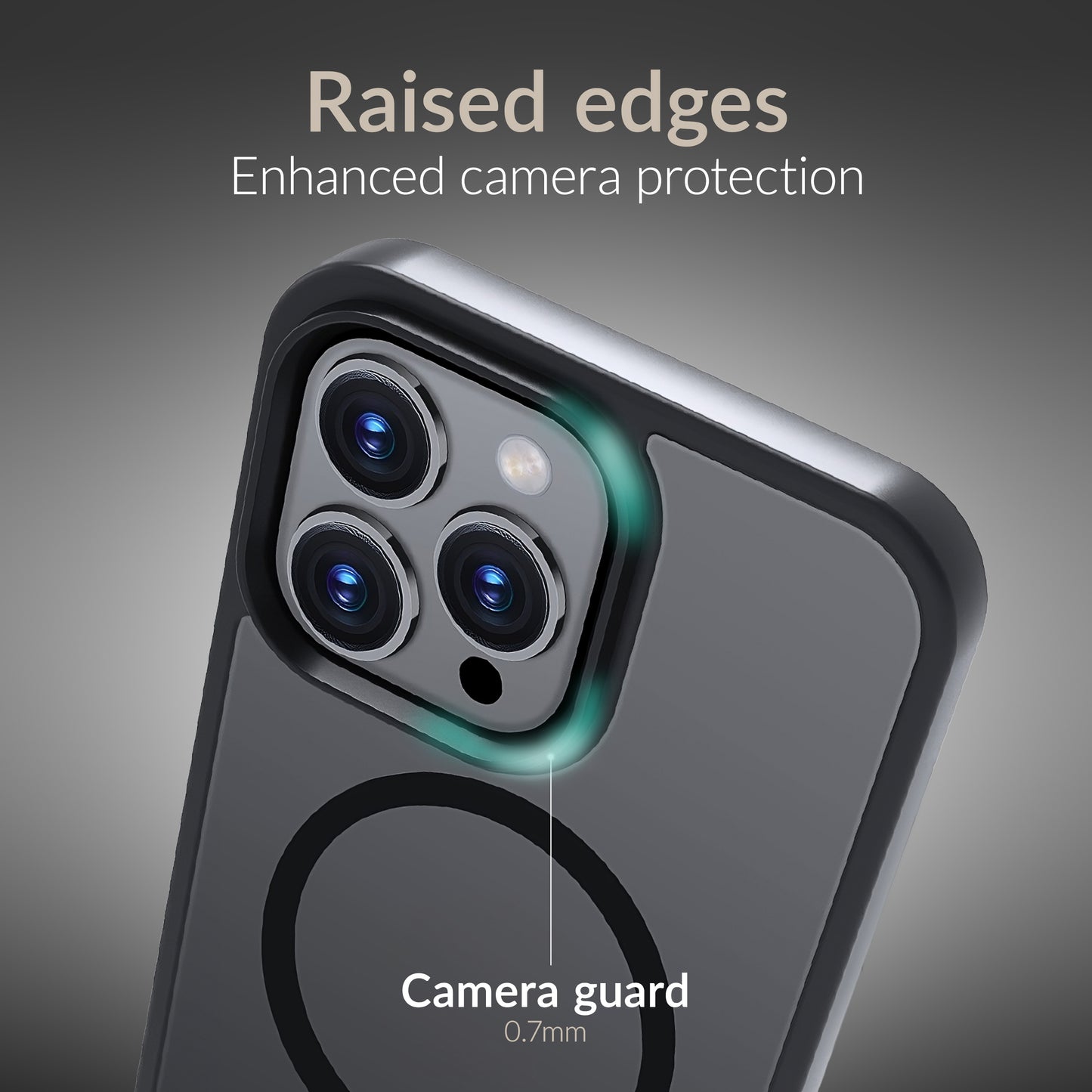Mobilize Magsafe Compatible Hybrid Pro Case Apple Iphone 15 Pro Max Black