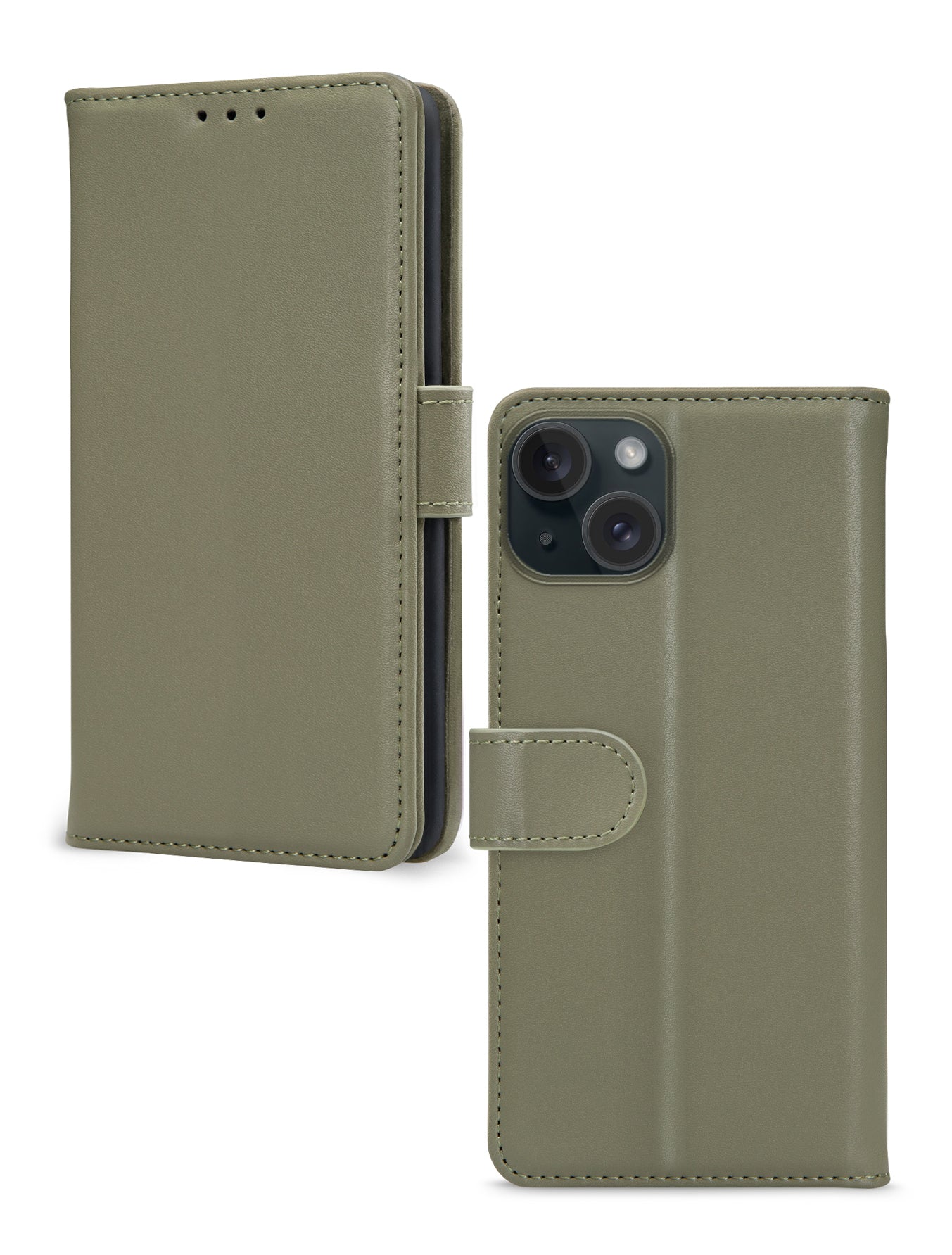 Mobilize Premium Gelly Wallet Book Case Apple Iphone 13/14/15 Green