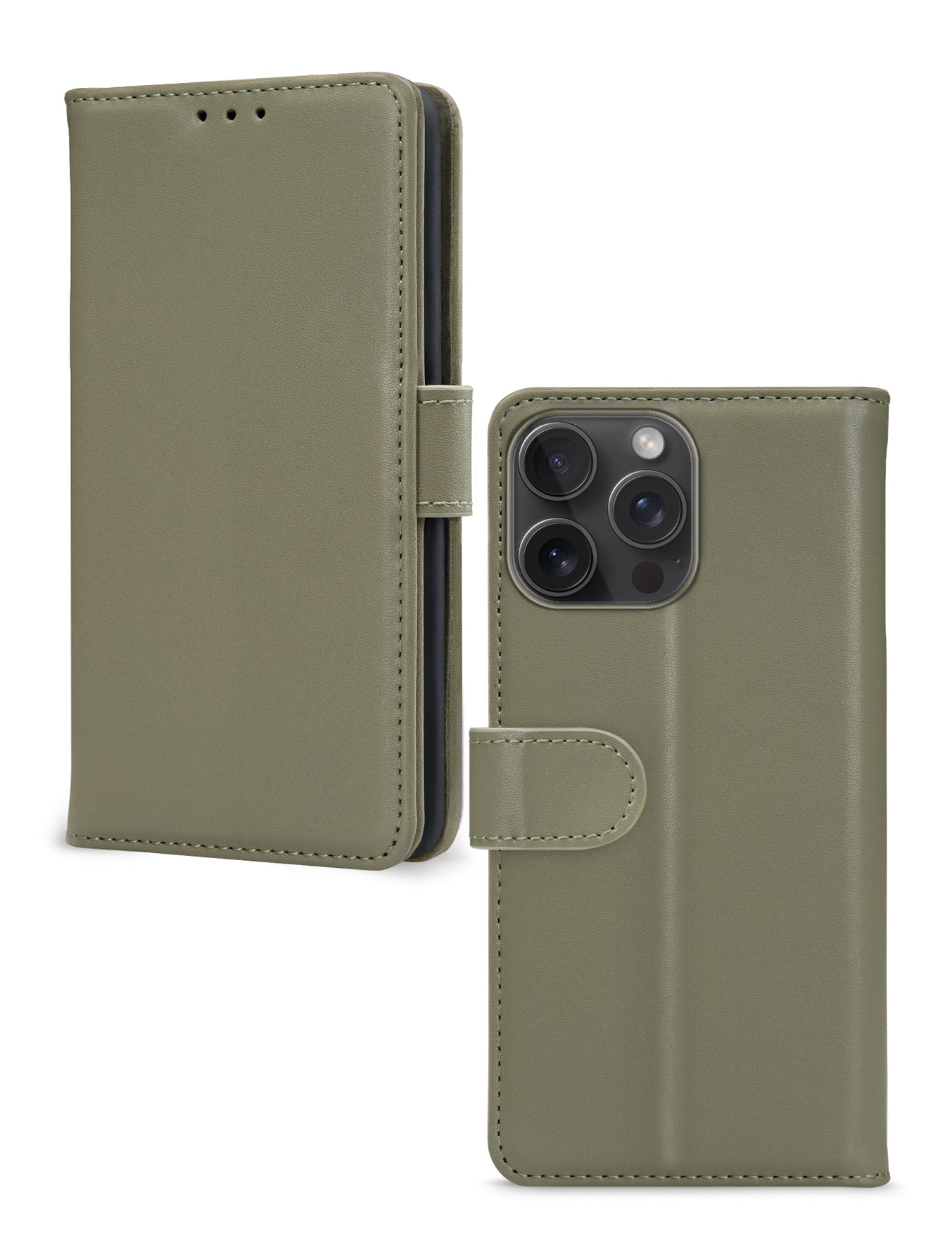 Mobilize Premium Gelly Wallet Book Case Apple Iphone 15 Pro Max Green