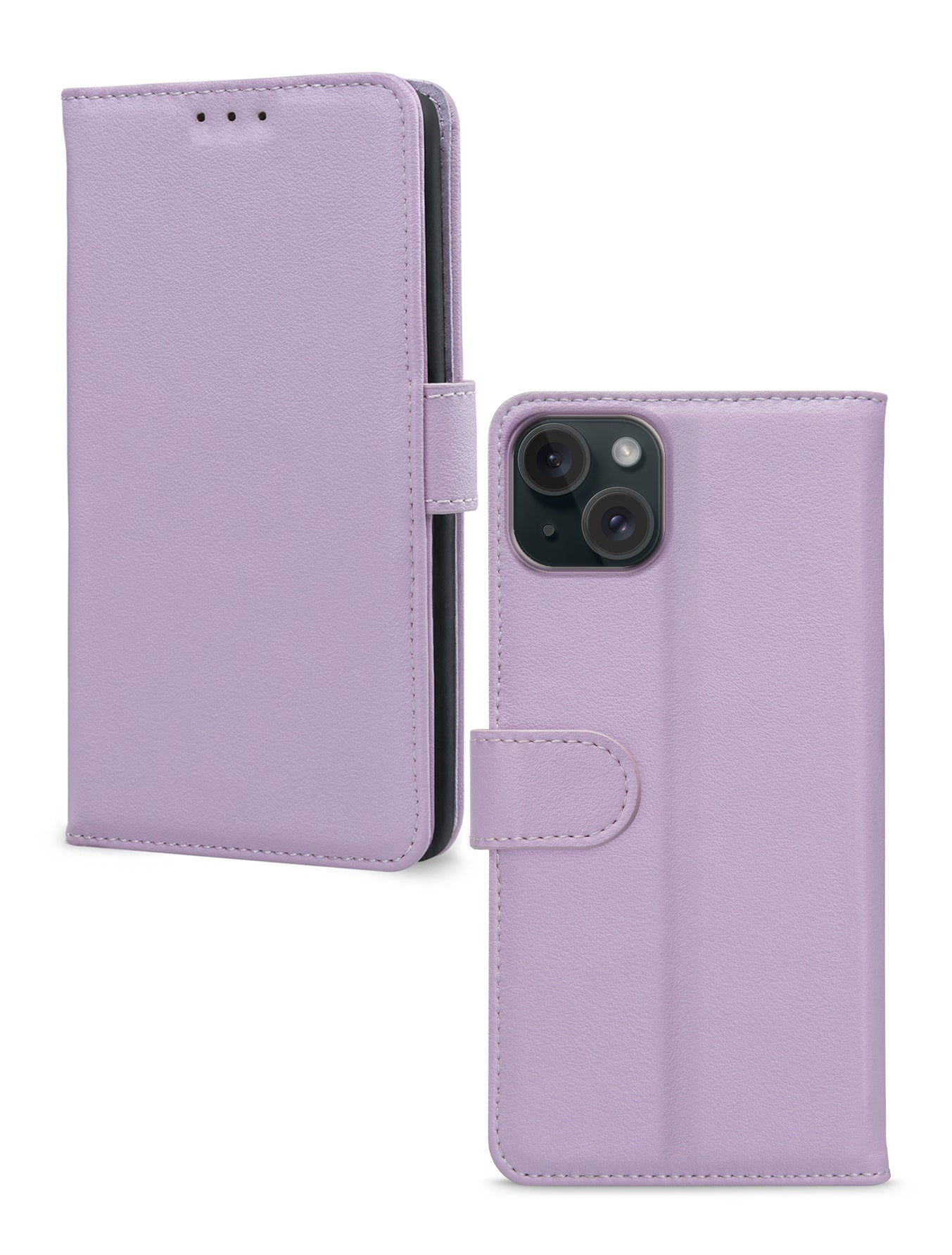 Mobilize Premium Gelly Wallet Book Case Apple Iphone 15 Plus Purple