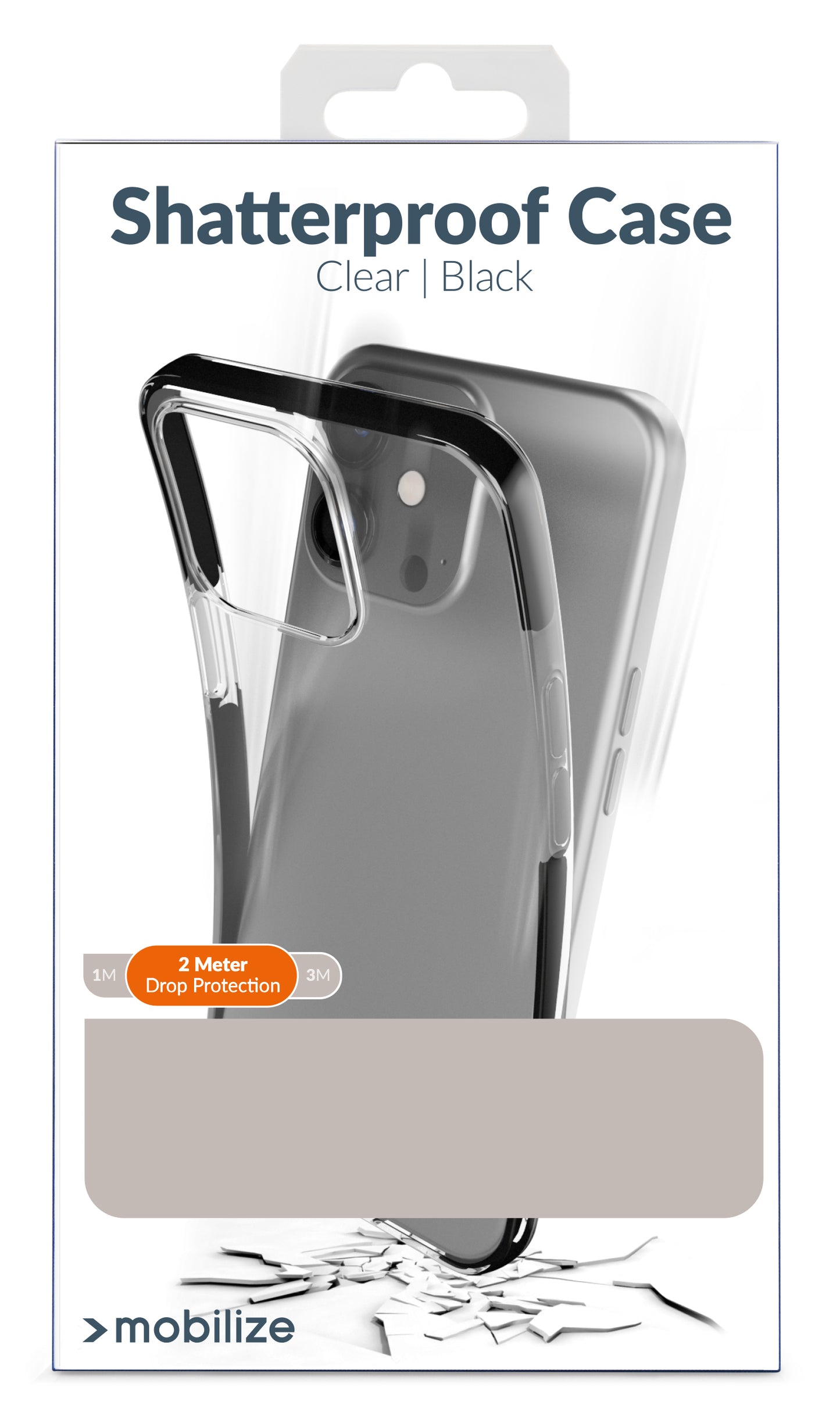 Mobilize Shatterproof Case Apple Iphone 15 Pro Black